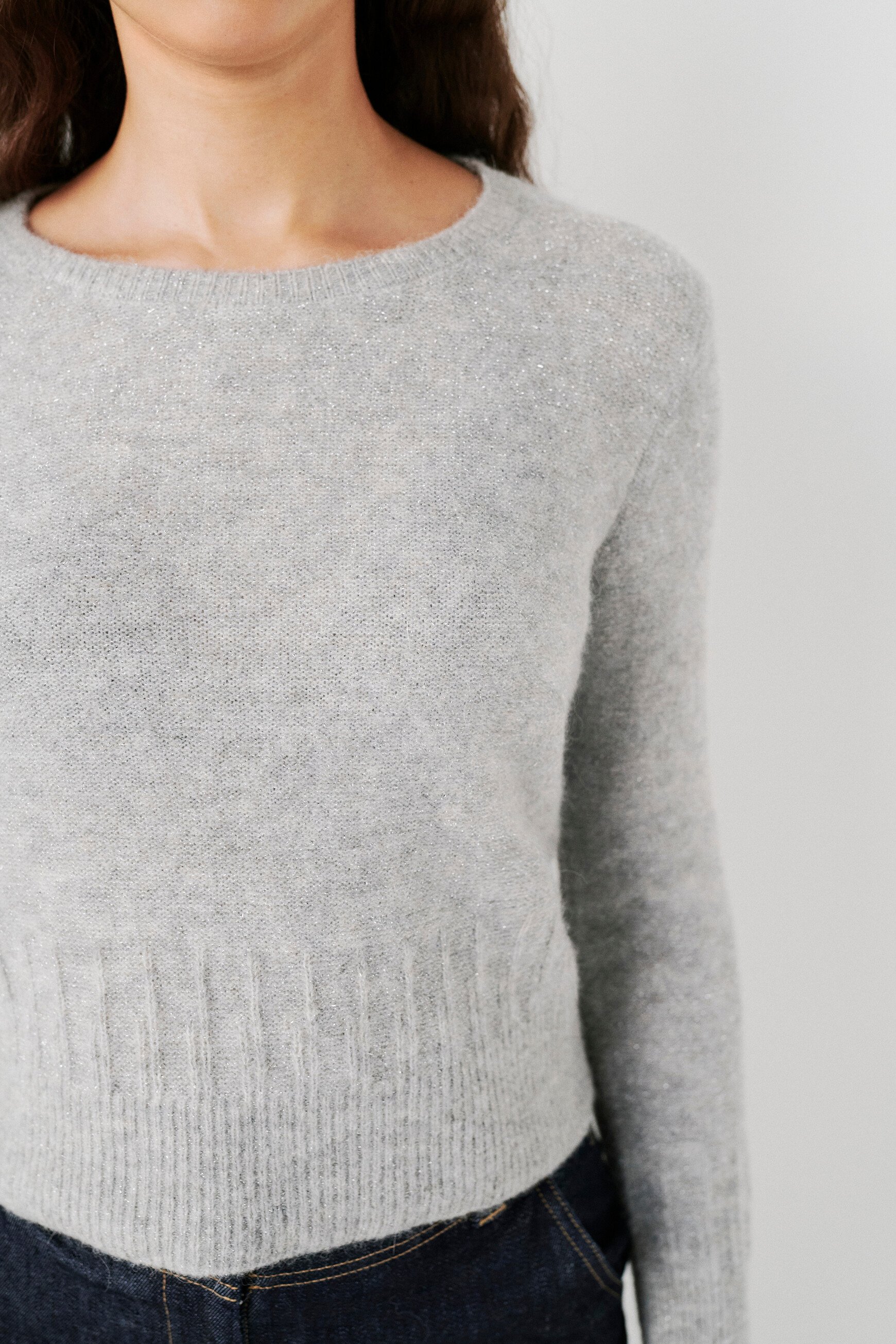 mbridget sweater light grey woman