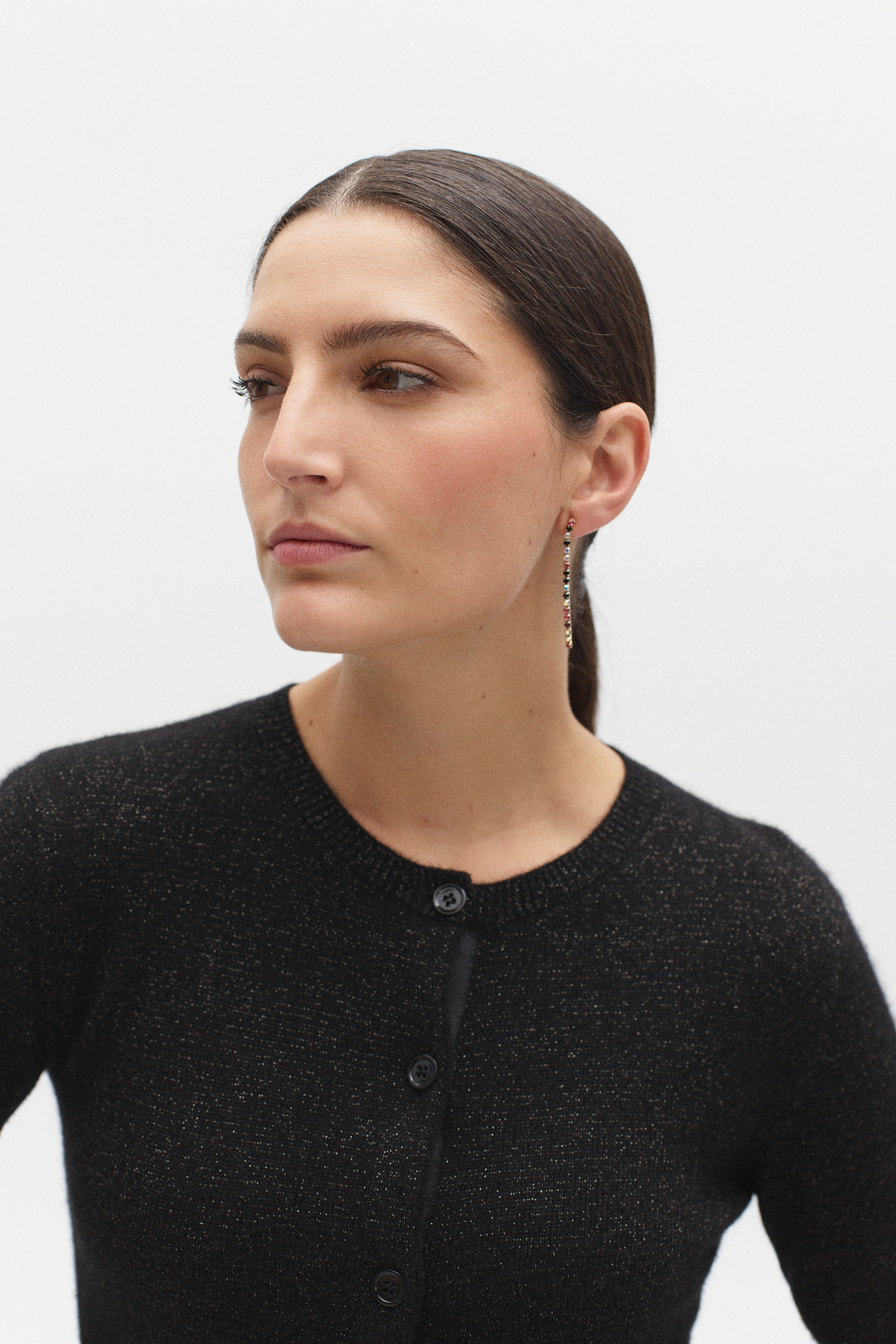 cardigan carola zwart vrouw Cardigan Carola zwart vrouw