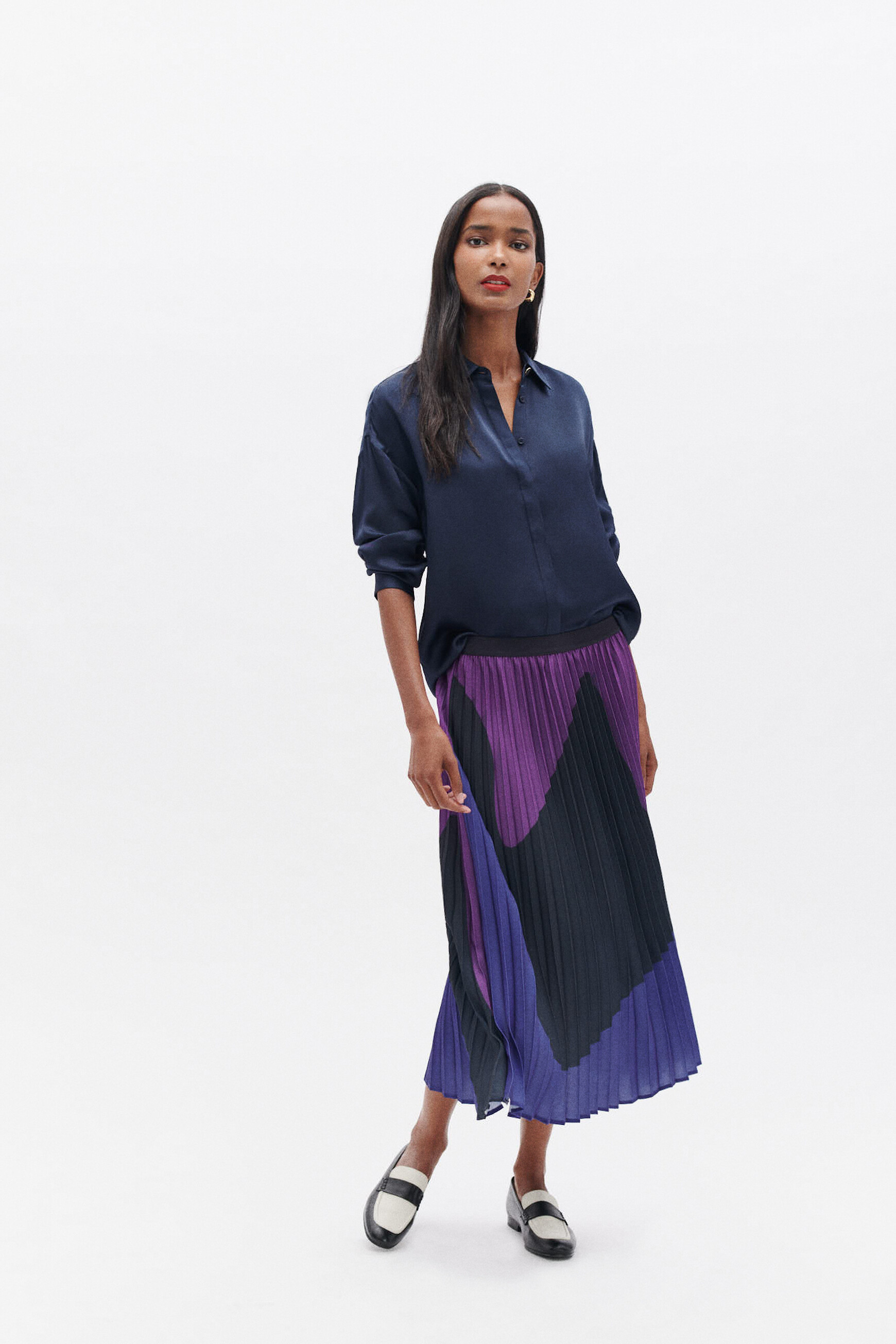 jupe amelia1 parme femme Jupe amelia1 parme femme