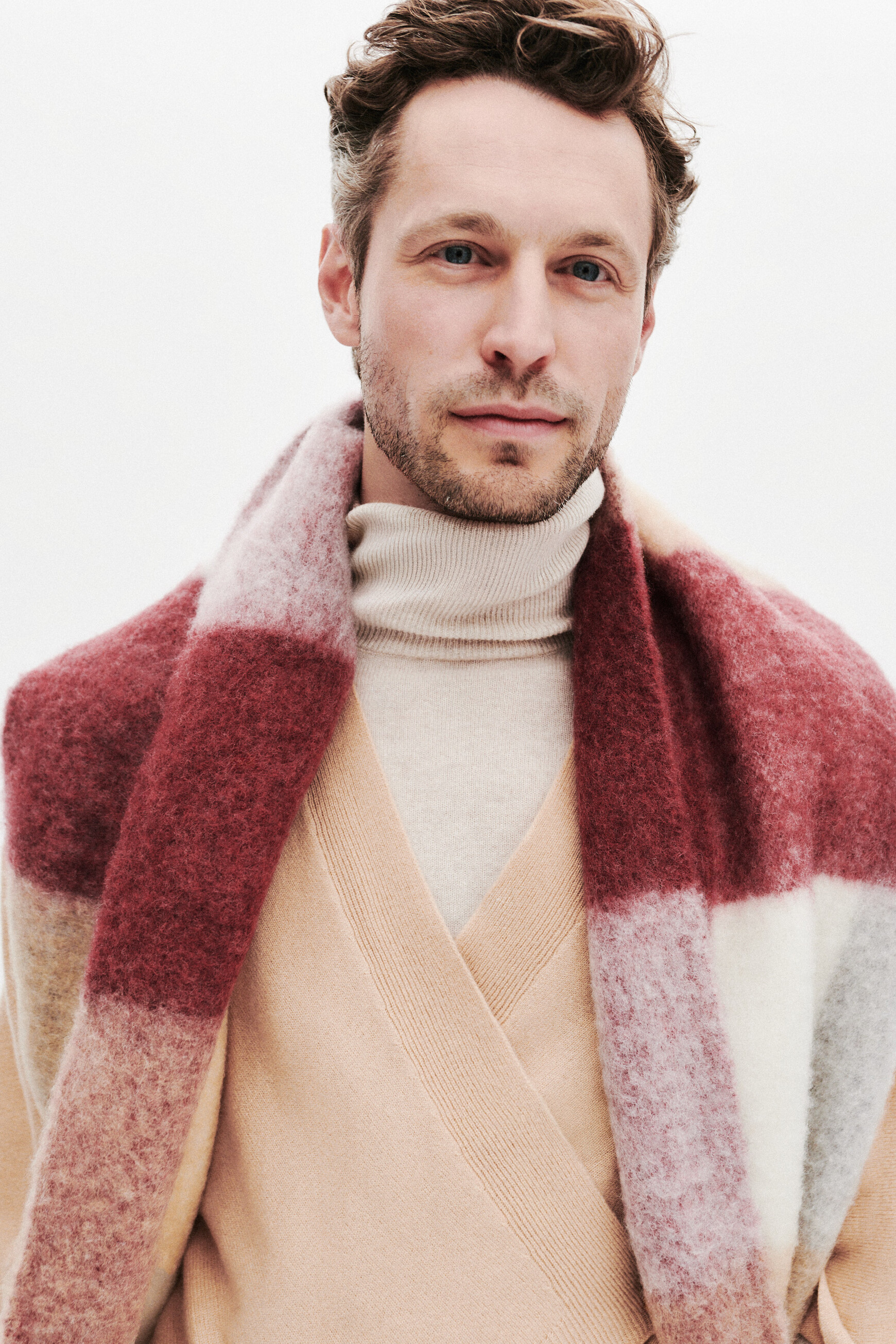 Scarf louison camel woman