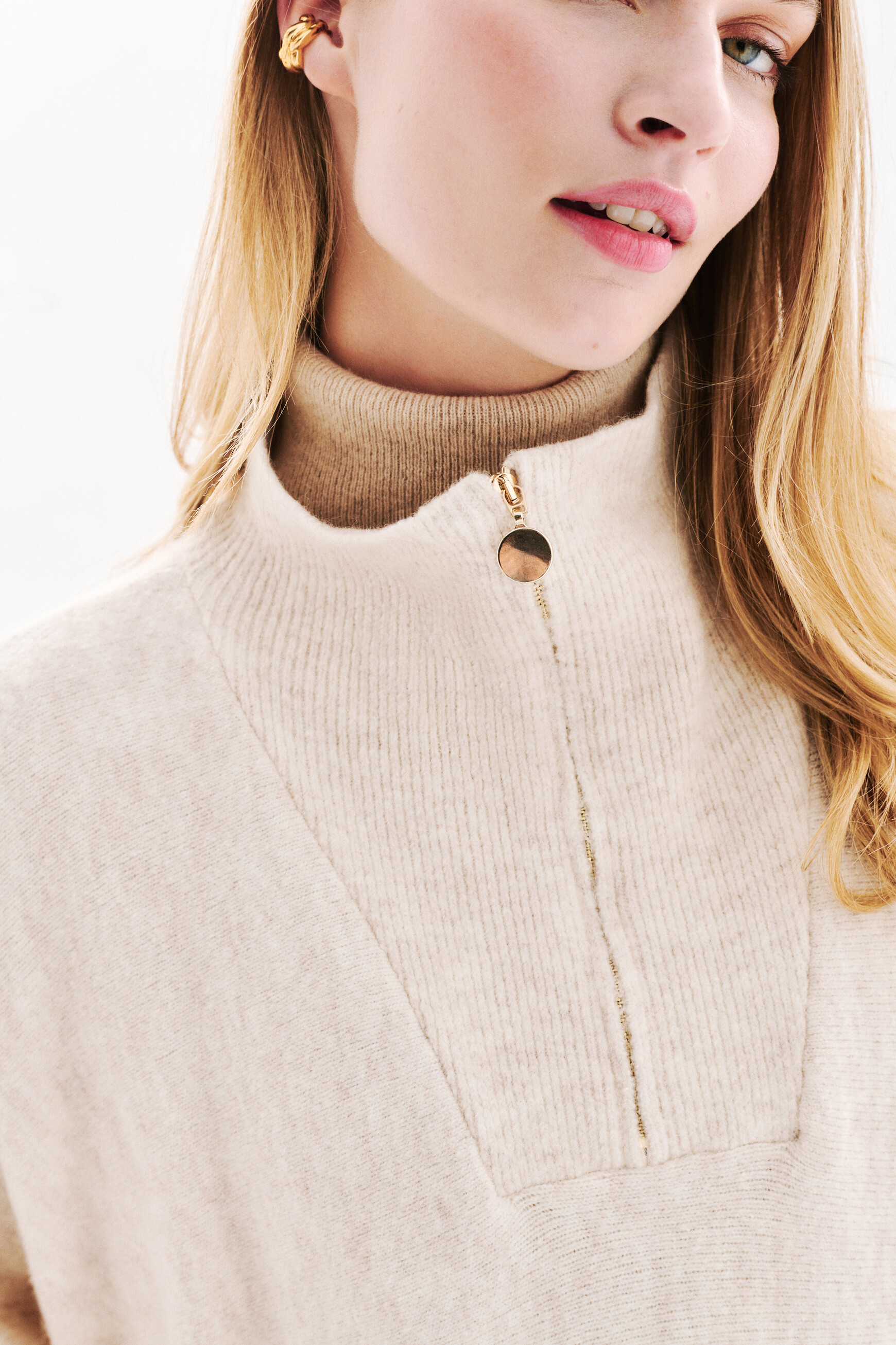 Poncho Herios sable femme