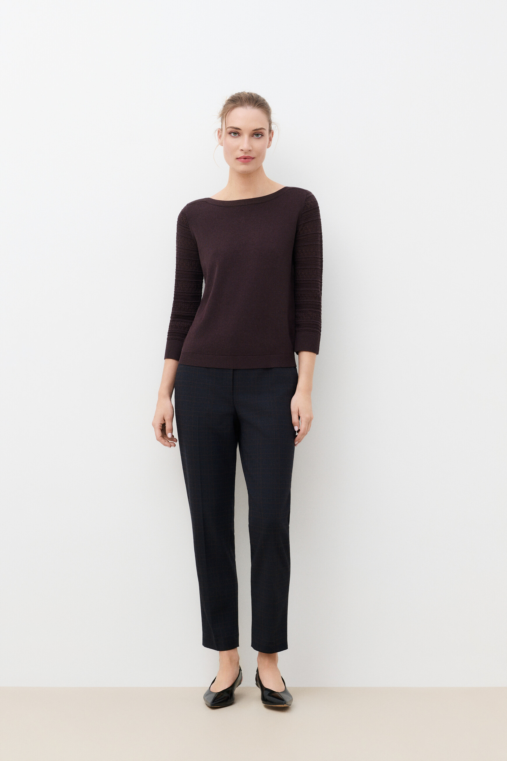 Mjaynie sweater dark brown woman