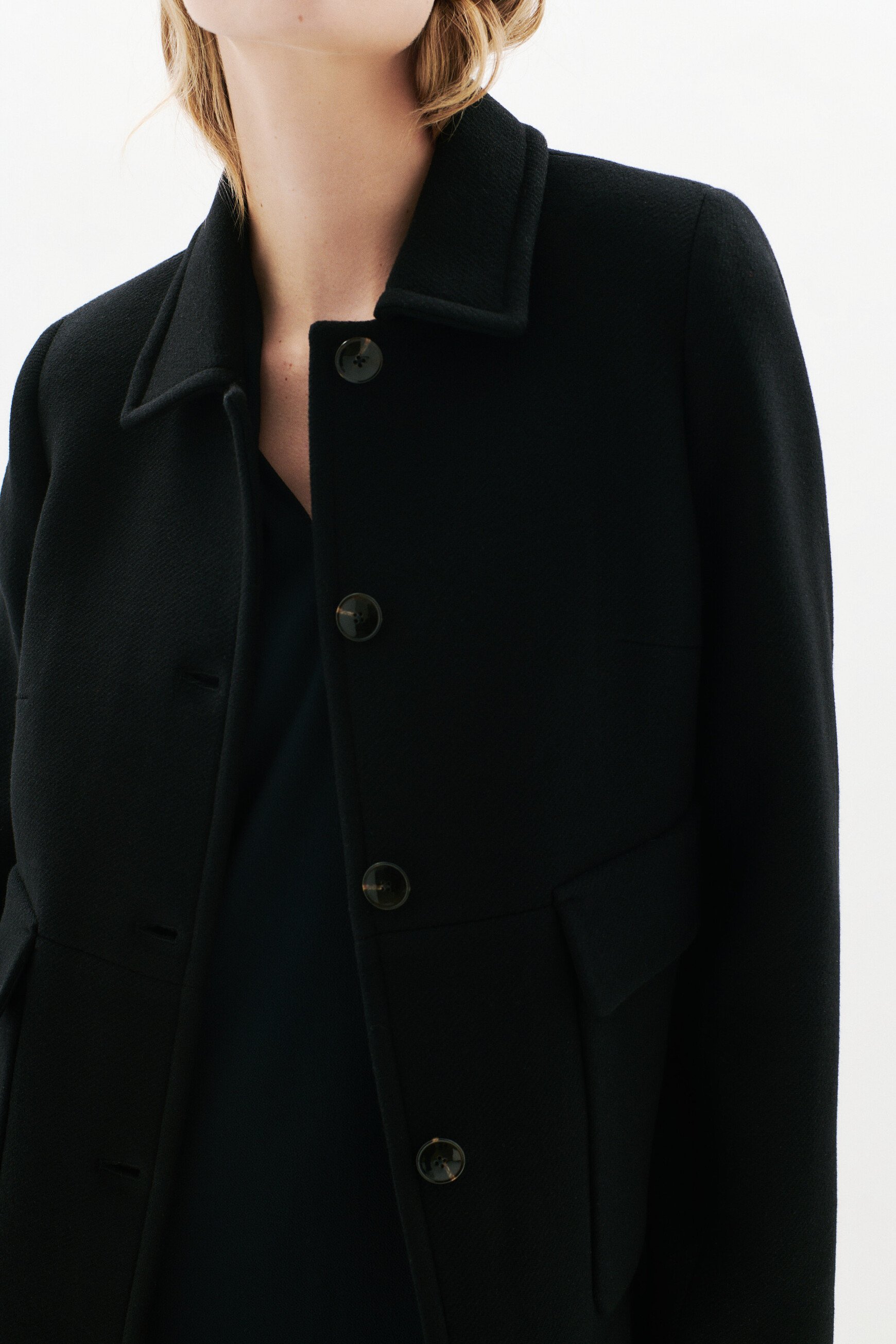 manteau geraldine noir femme Manteau Geraldine noir femme