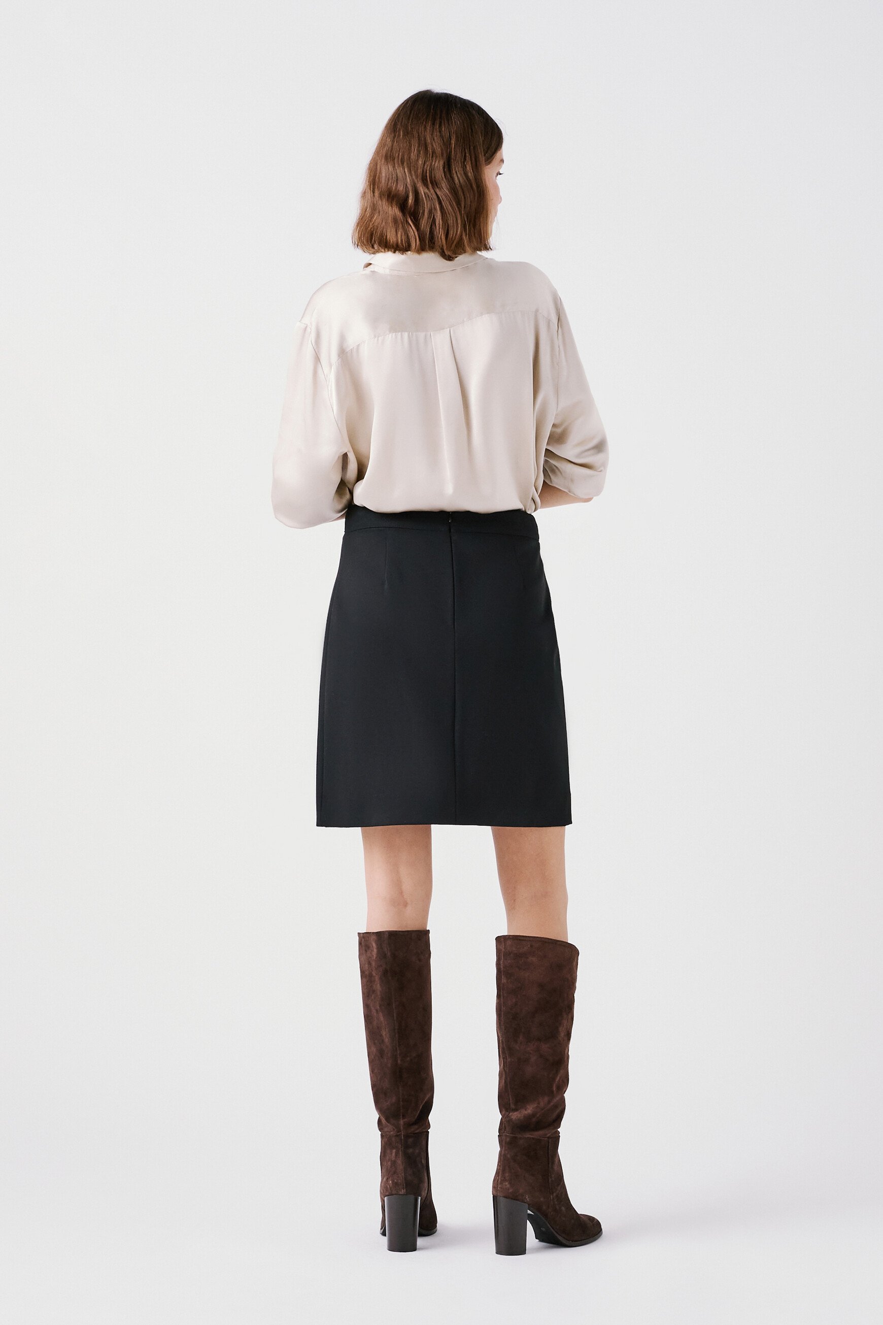 Jupe noire caroll deals