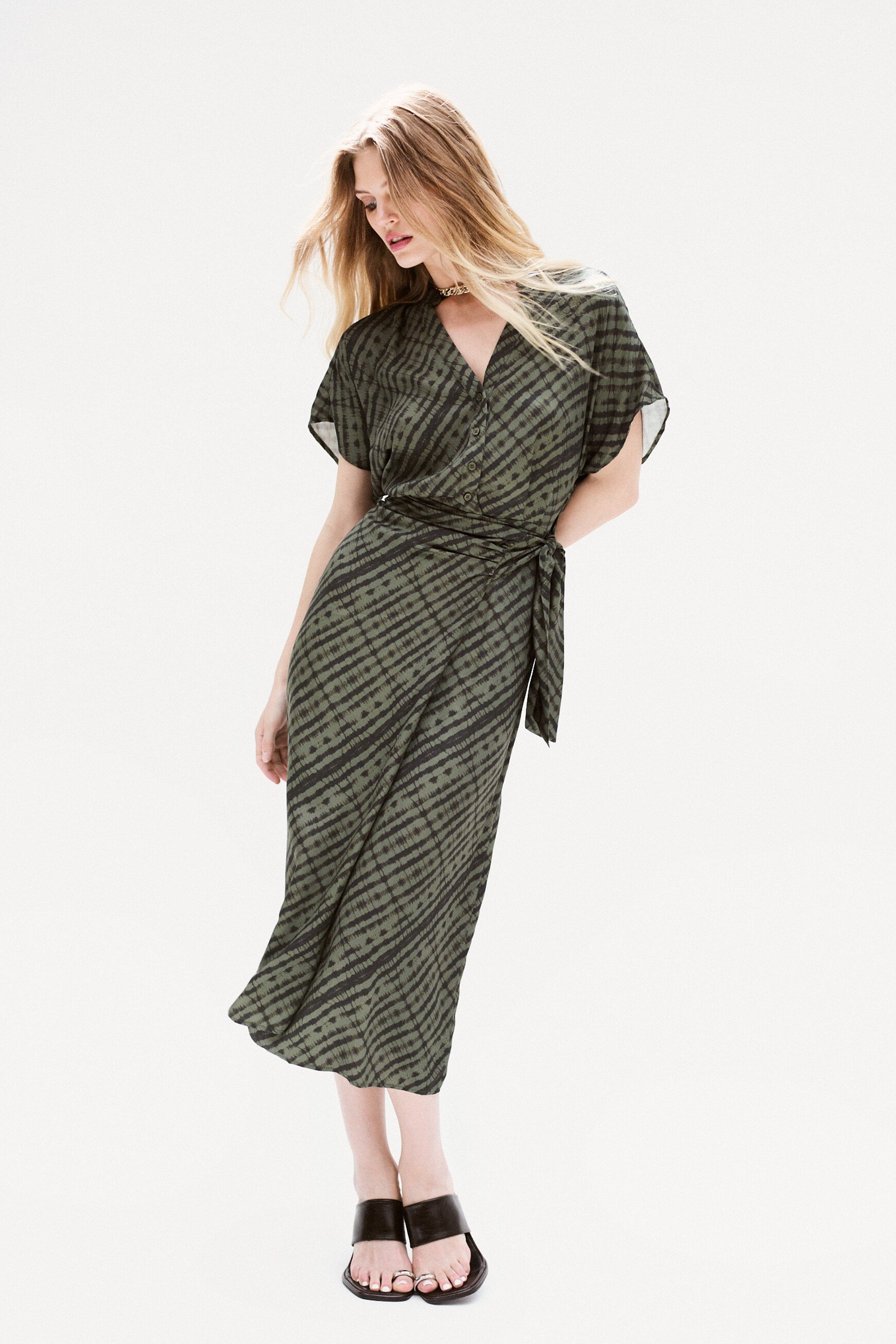 robe rashlys vert kaki femme Robe Rashlys vert kaki femme