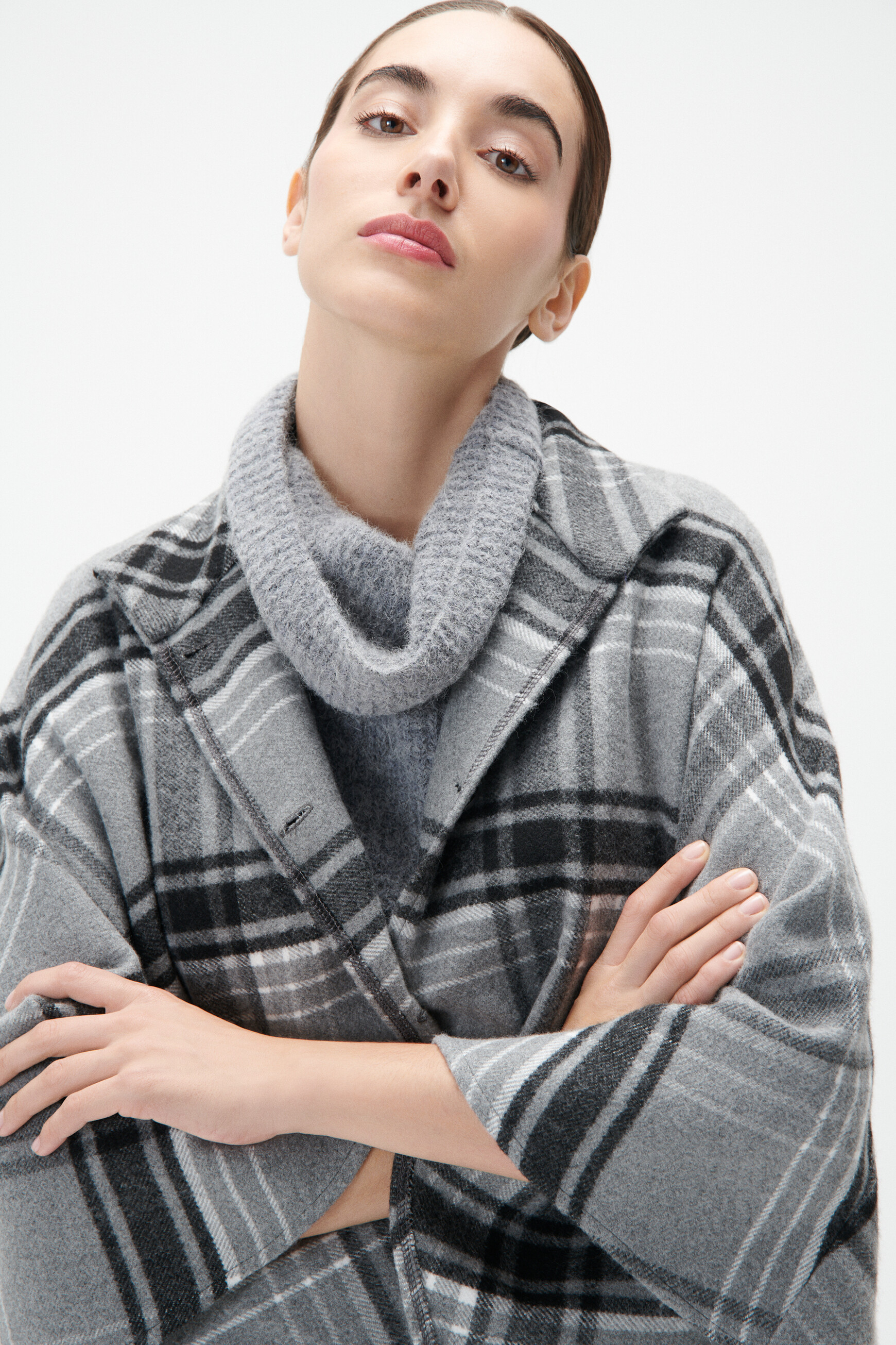 Poncho hacaro noir femme