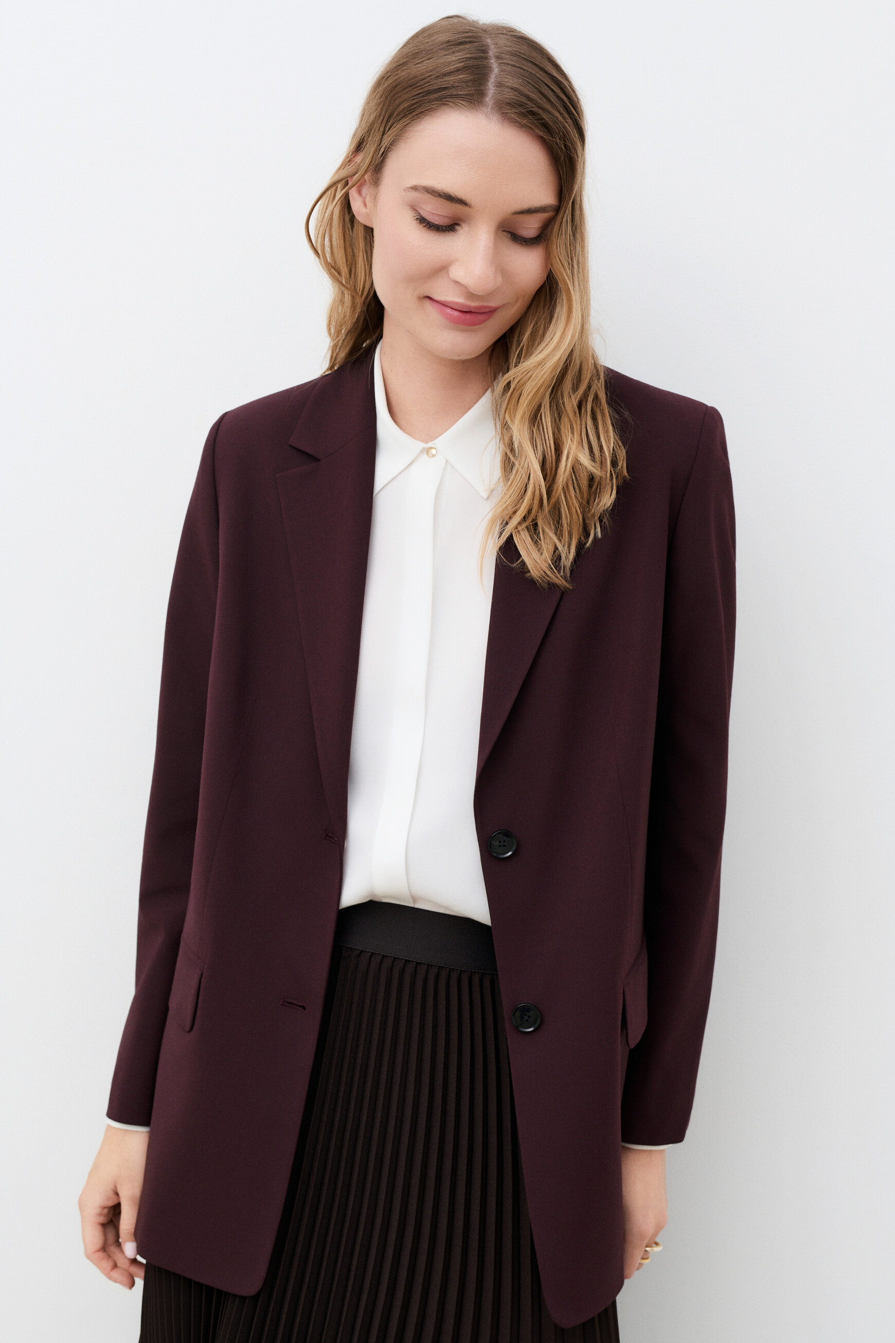 Voltige jacket plum woman