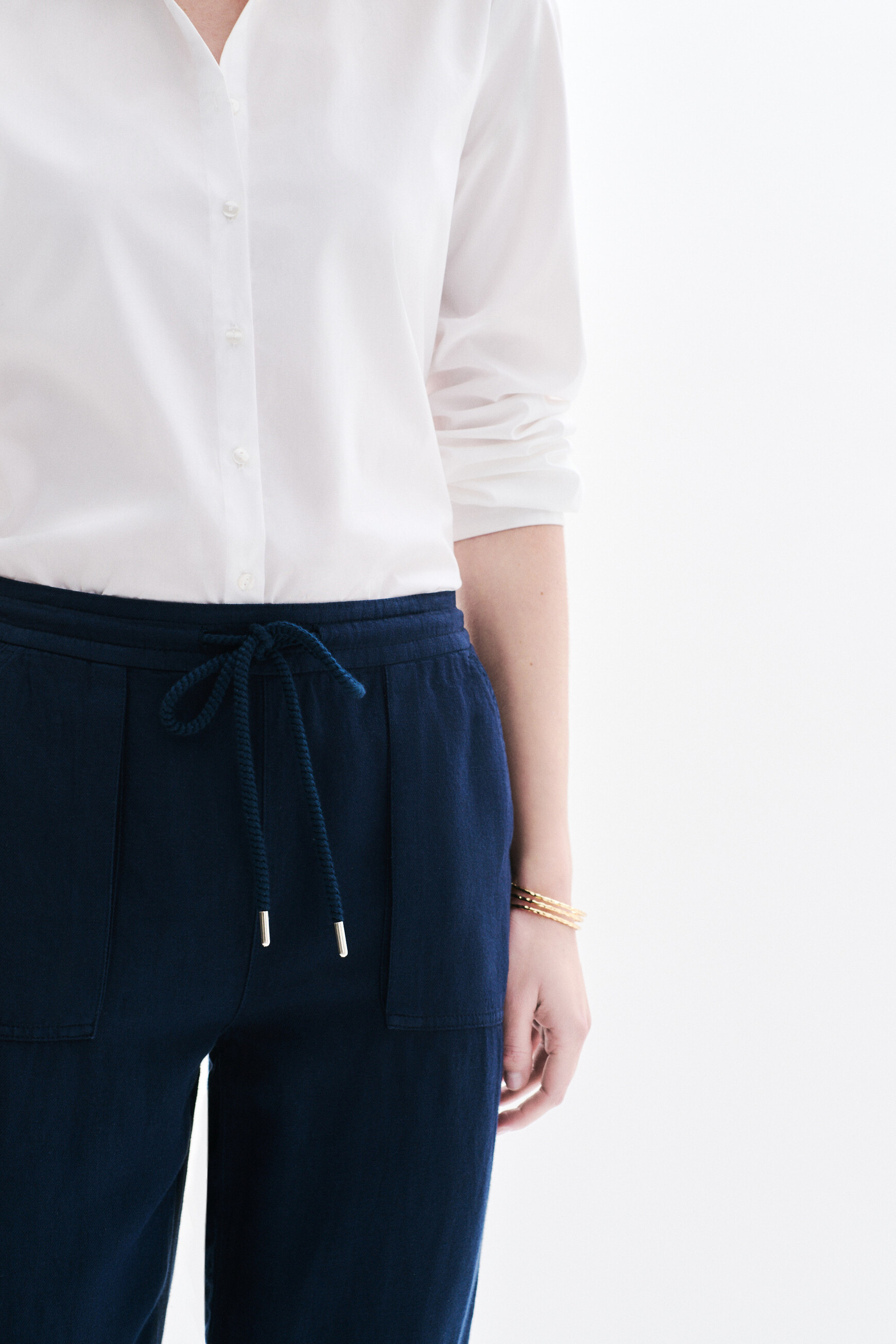 pantalon ignace bleu marine femme pantalon ignace bleu marine femme