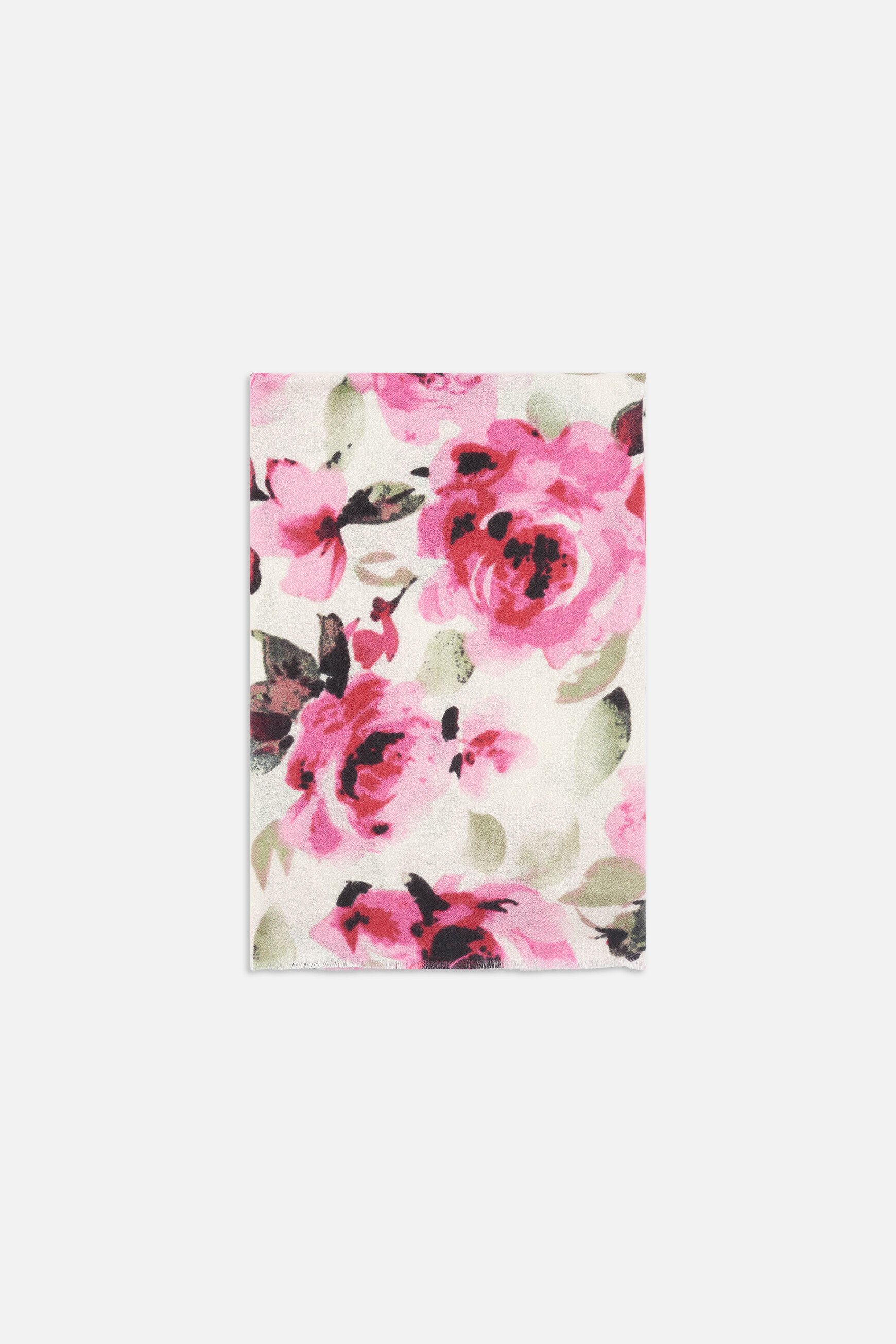 Cachecol Irisia bordeaux mulher