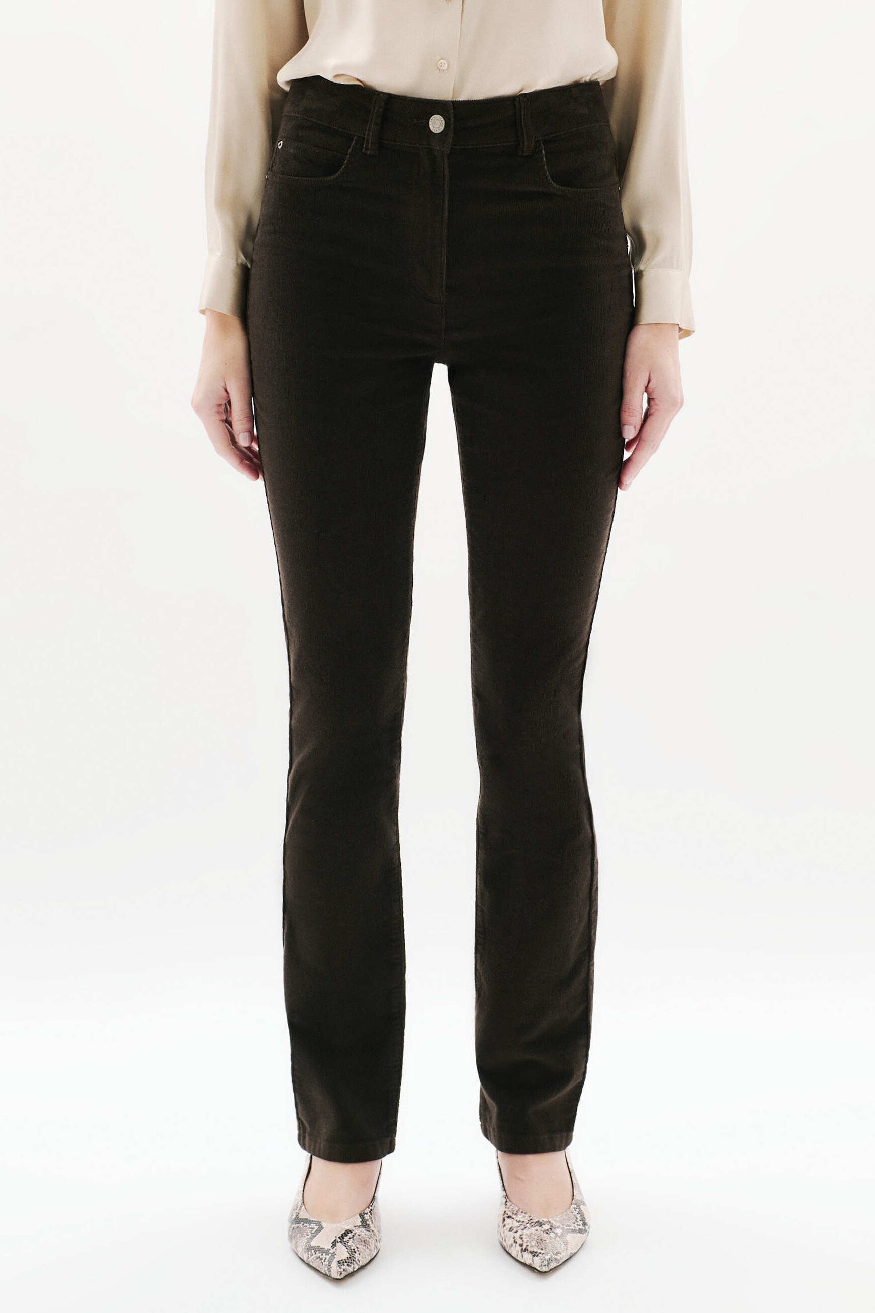 pchicagov trousers dark brown woman Pchicagov trousers dark brown woman