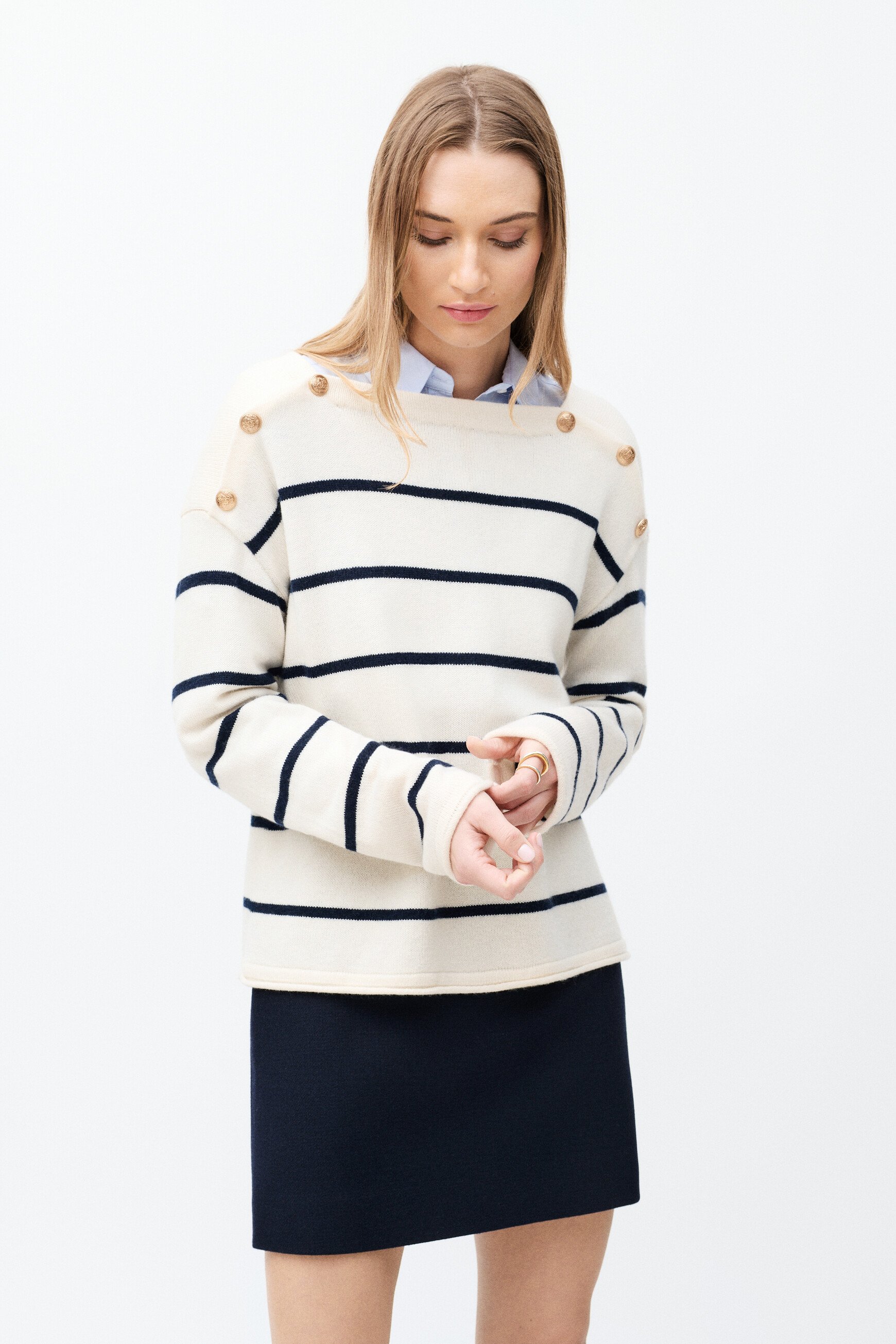 mloic sweater ecru woman Mloic sweater ecru woman