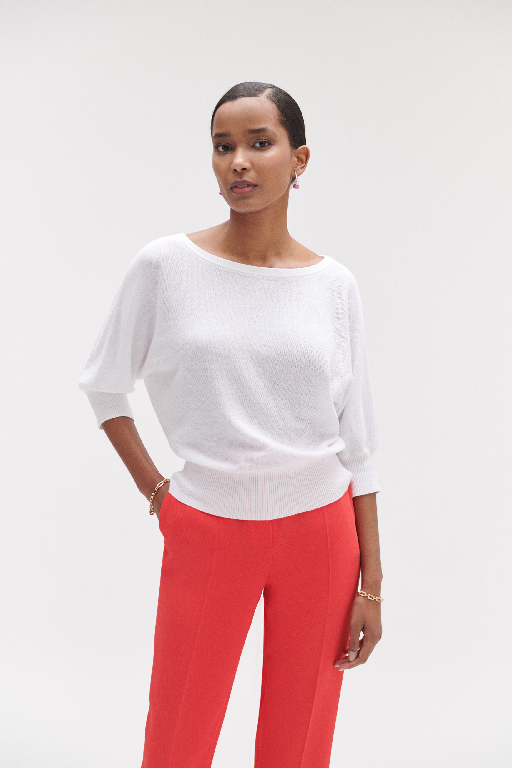 pull joan oversize blanc femme Pull joan oversize blanc femme