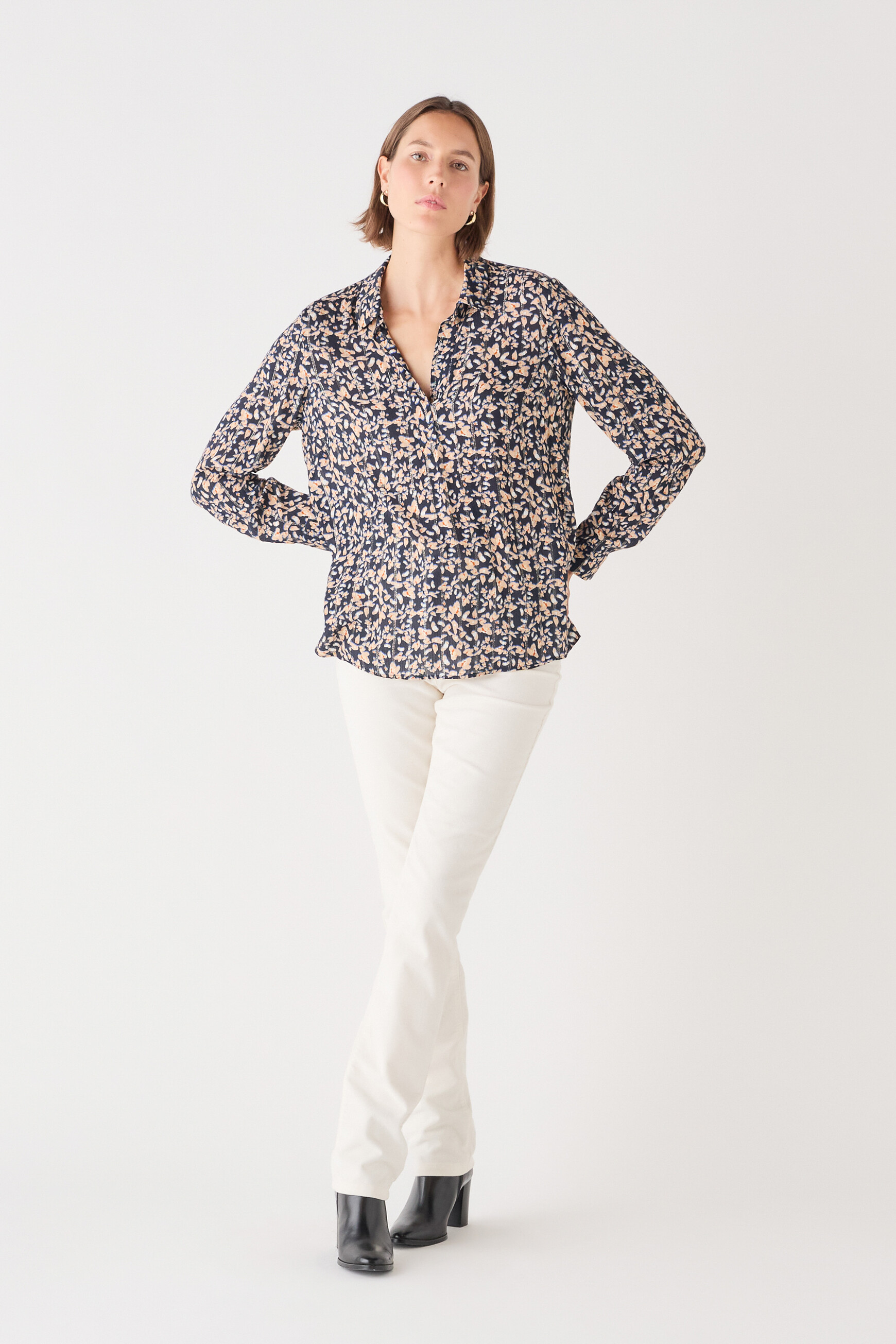 bluse lovely1 marineblau damen Bluse Lovely1 marineblau damen