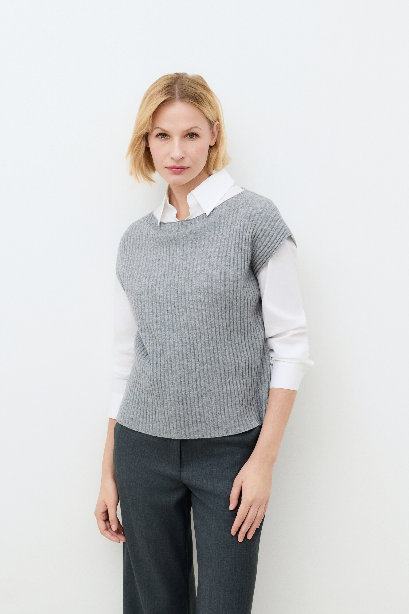 Mjudith sweater grey woman