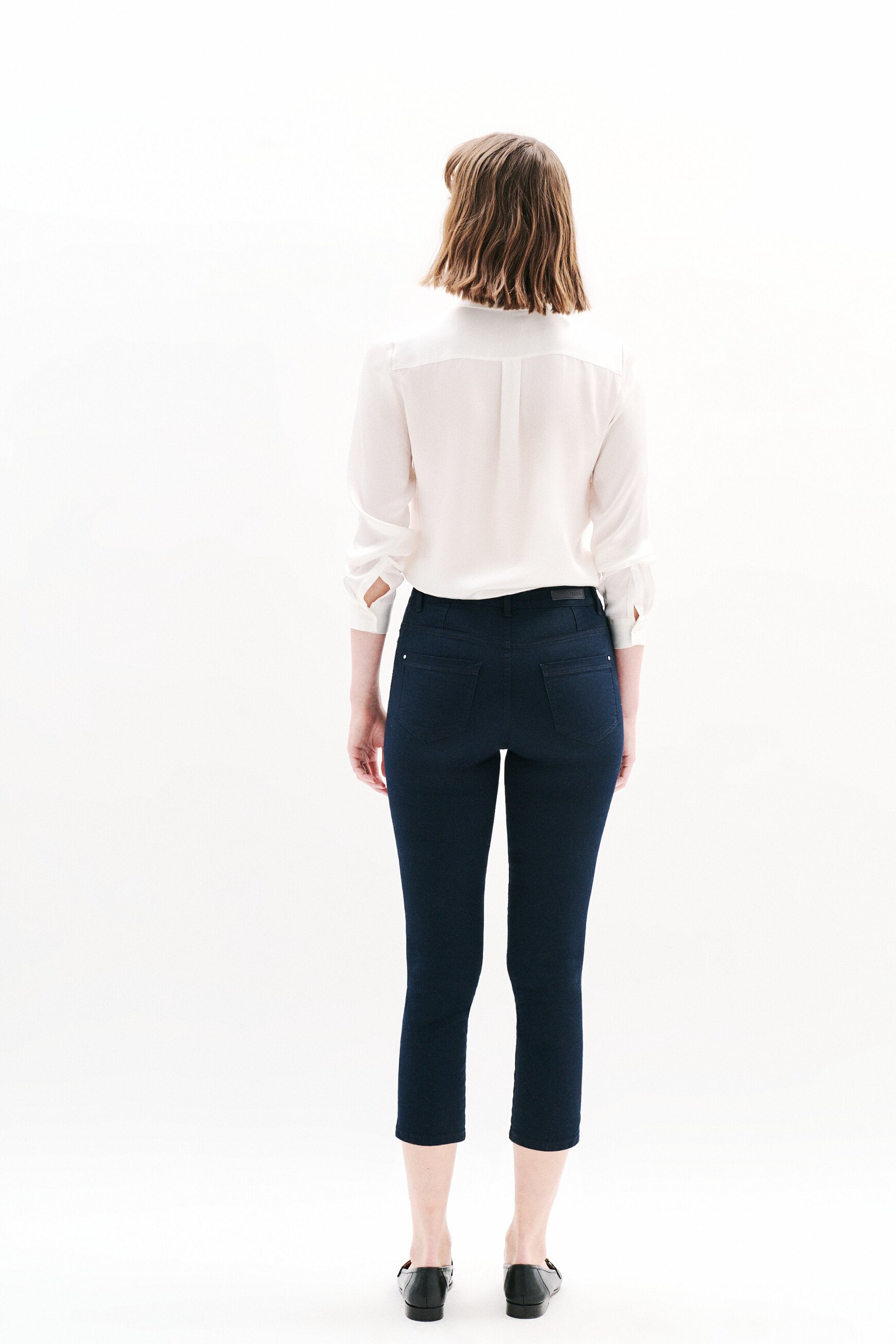 pantacourt mason bleu marine femme pantacourt mason bleu marine femme