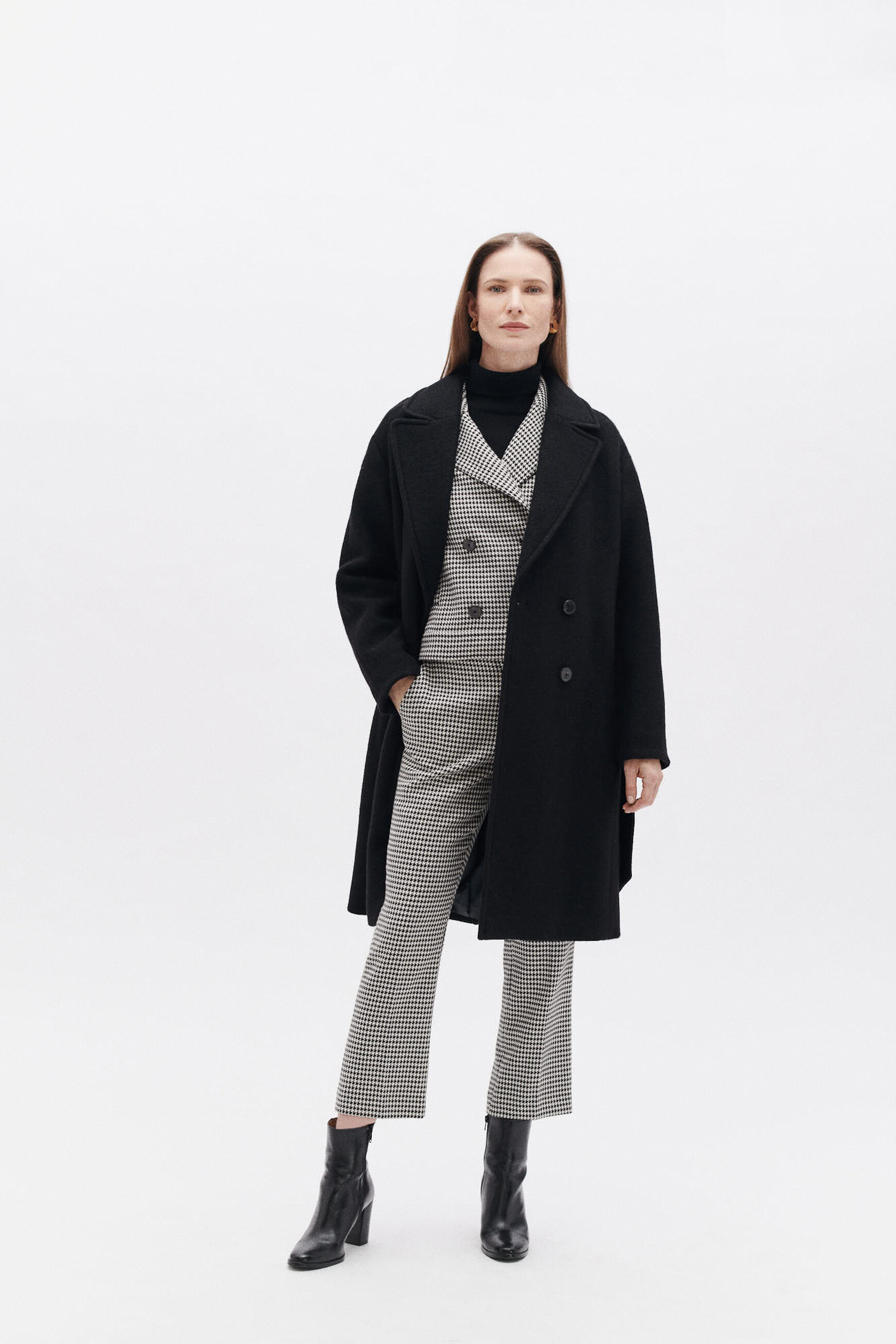 manteau grant noir femme Manteau grant noir femme