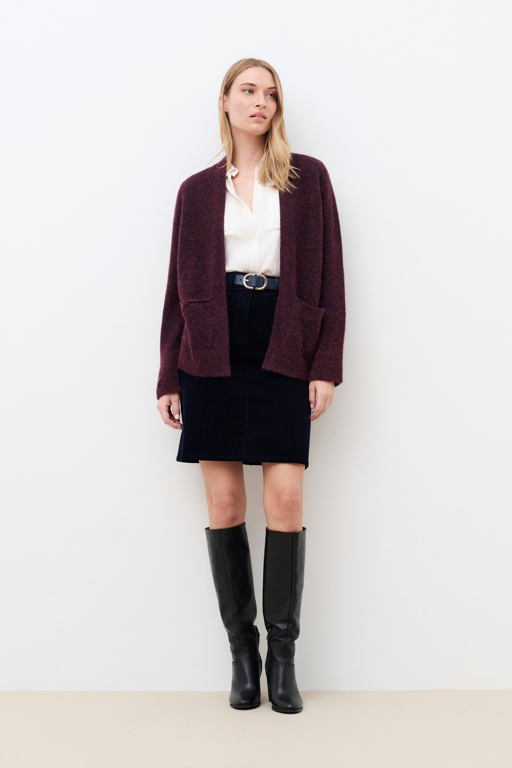Mgilda cardigan plum woman