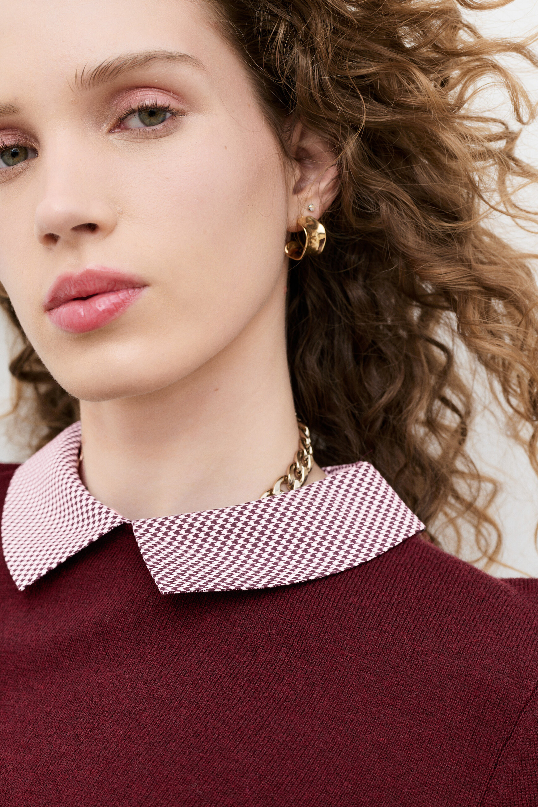 Mpamela sweater burgundy woman