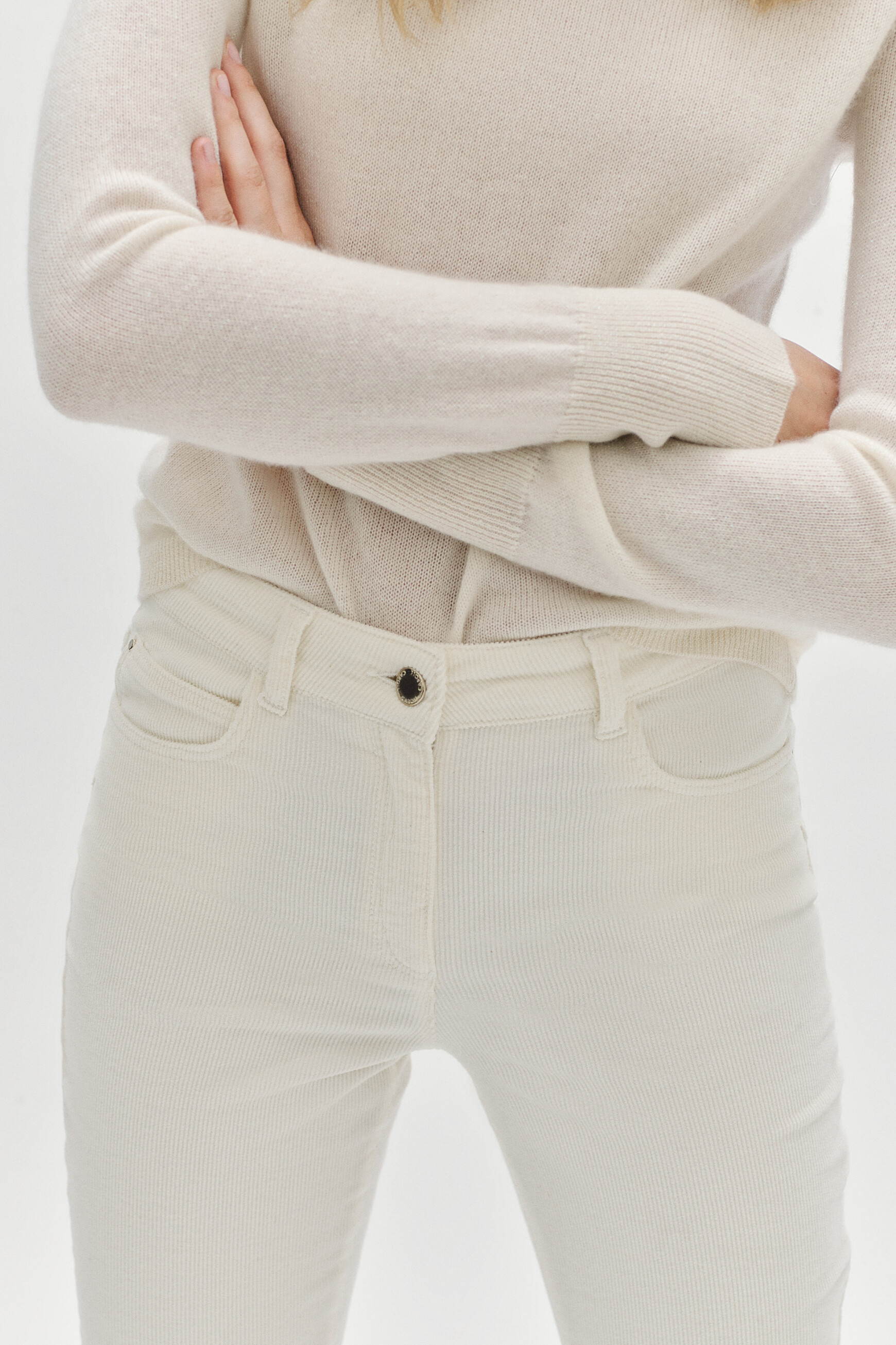 pantalon chicago velours ivoire femme pantalon chicago velours ivoire femme