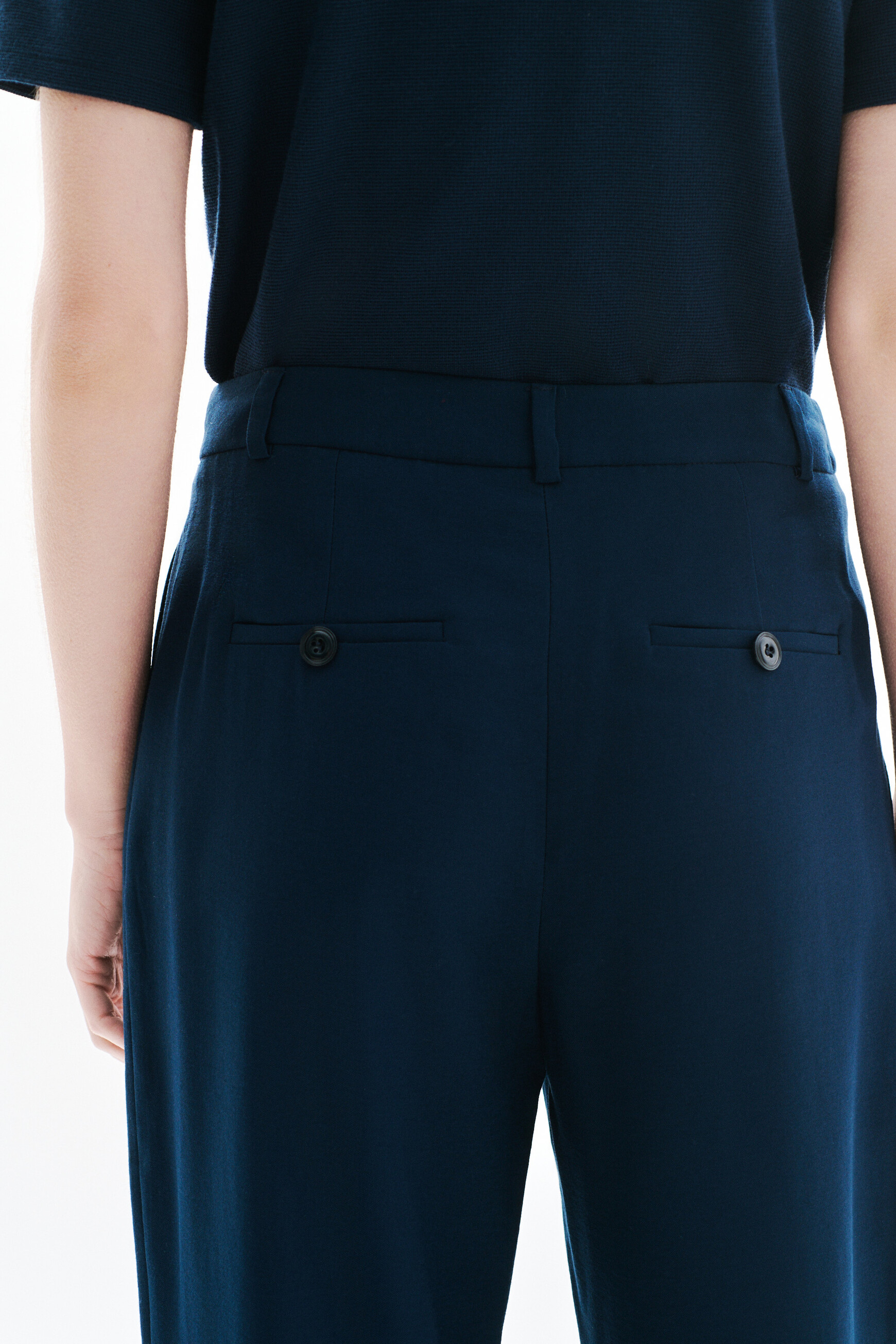 pantalon pvicky bleu marine femme Pantalon Pvicky bleu marine femme