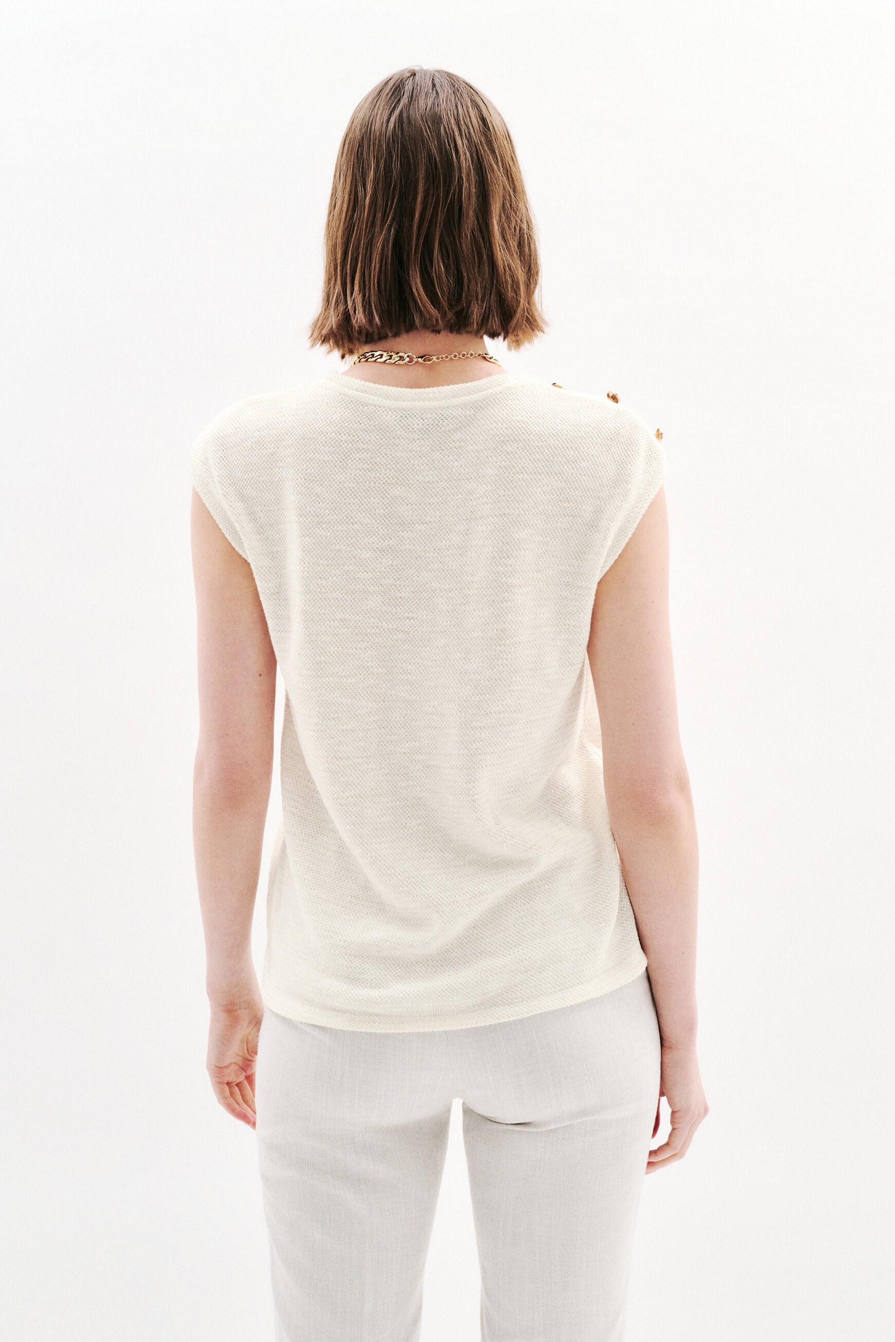 t shirt tanna ecru femme T-shirt Tanna ecru femme