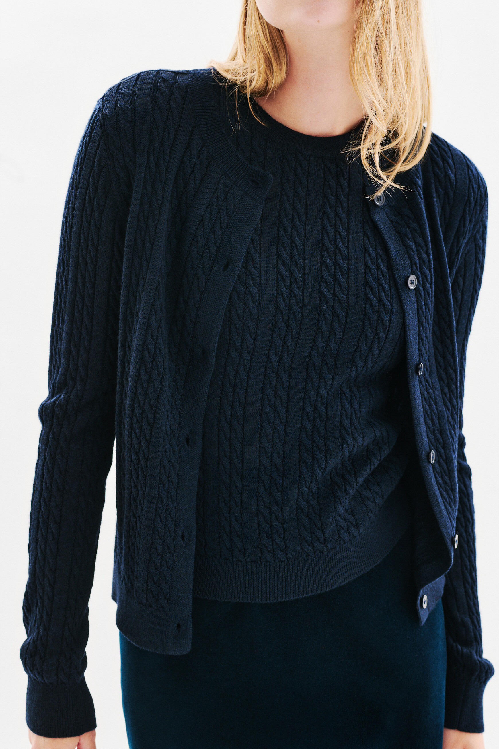 Gilet Mjules bleu marine femme