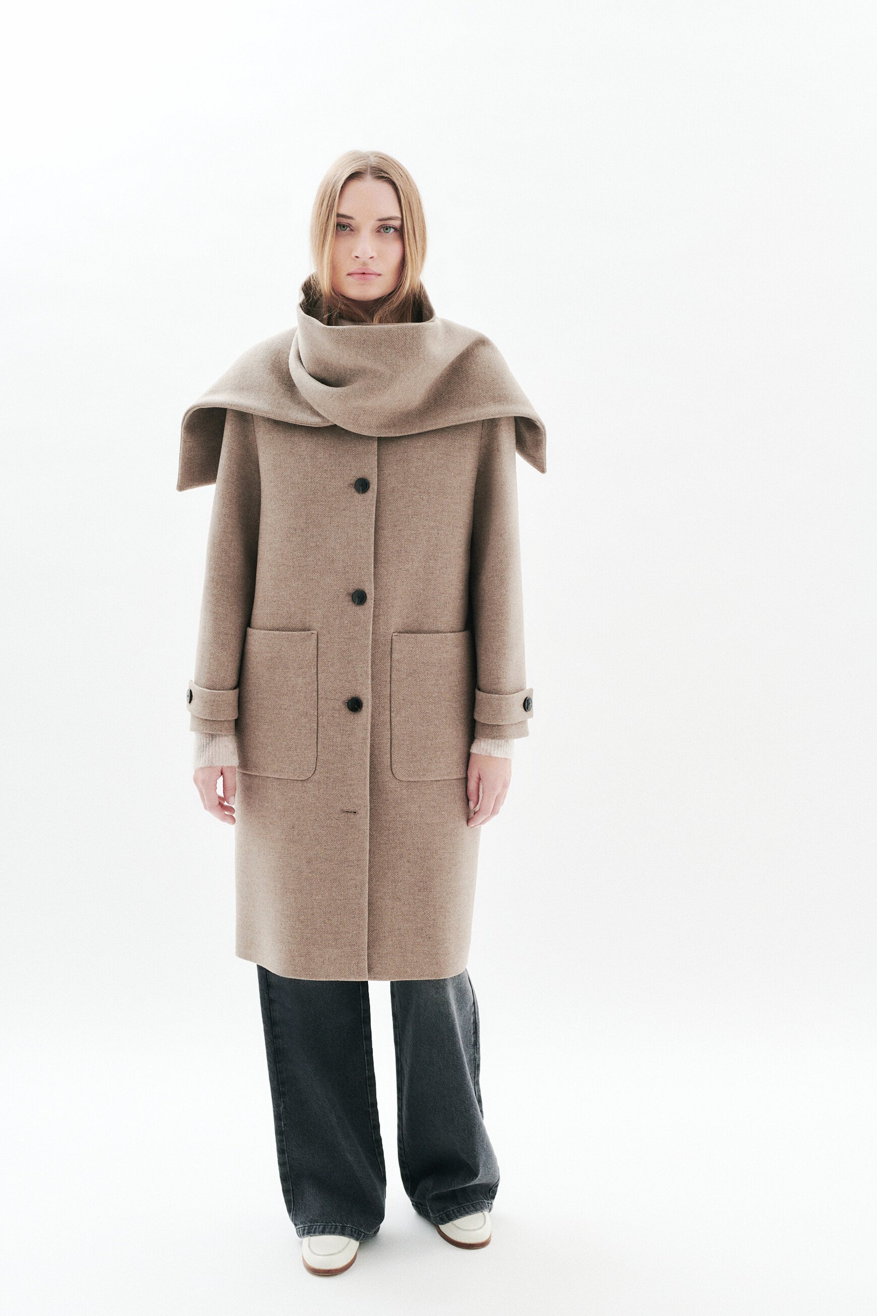 gentiani 2 coat taupe woman Gentiani 2 coat taupe woman