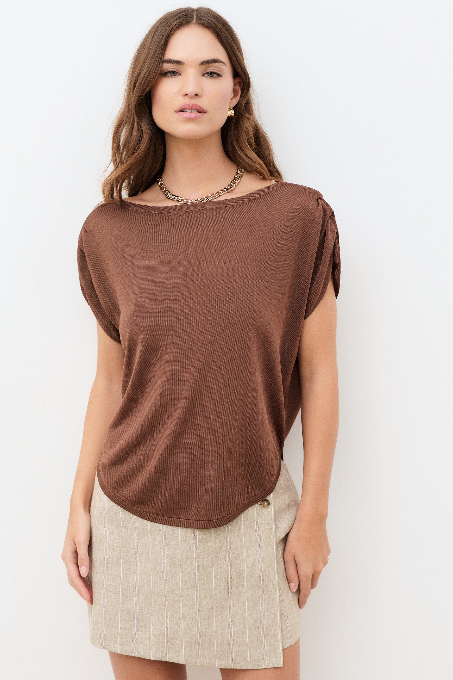 Debbie sweater brown woman