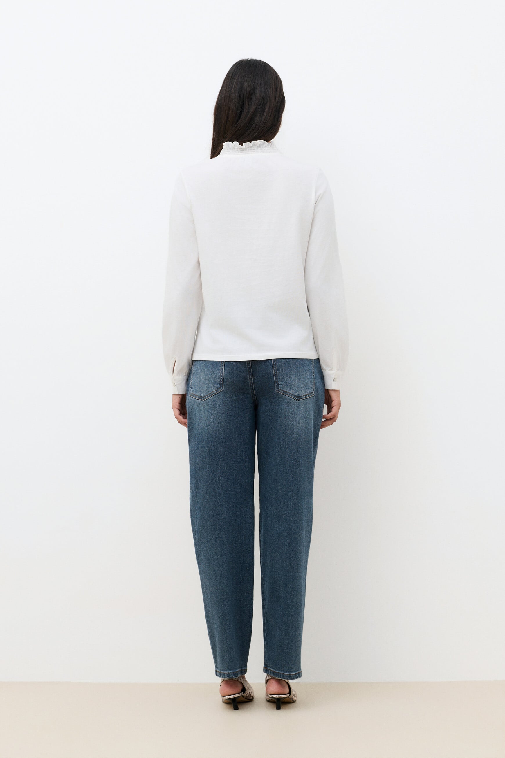 T-shirt Tbeth ecru woman