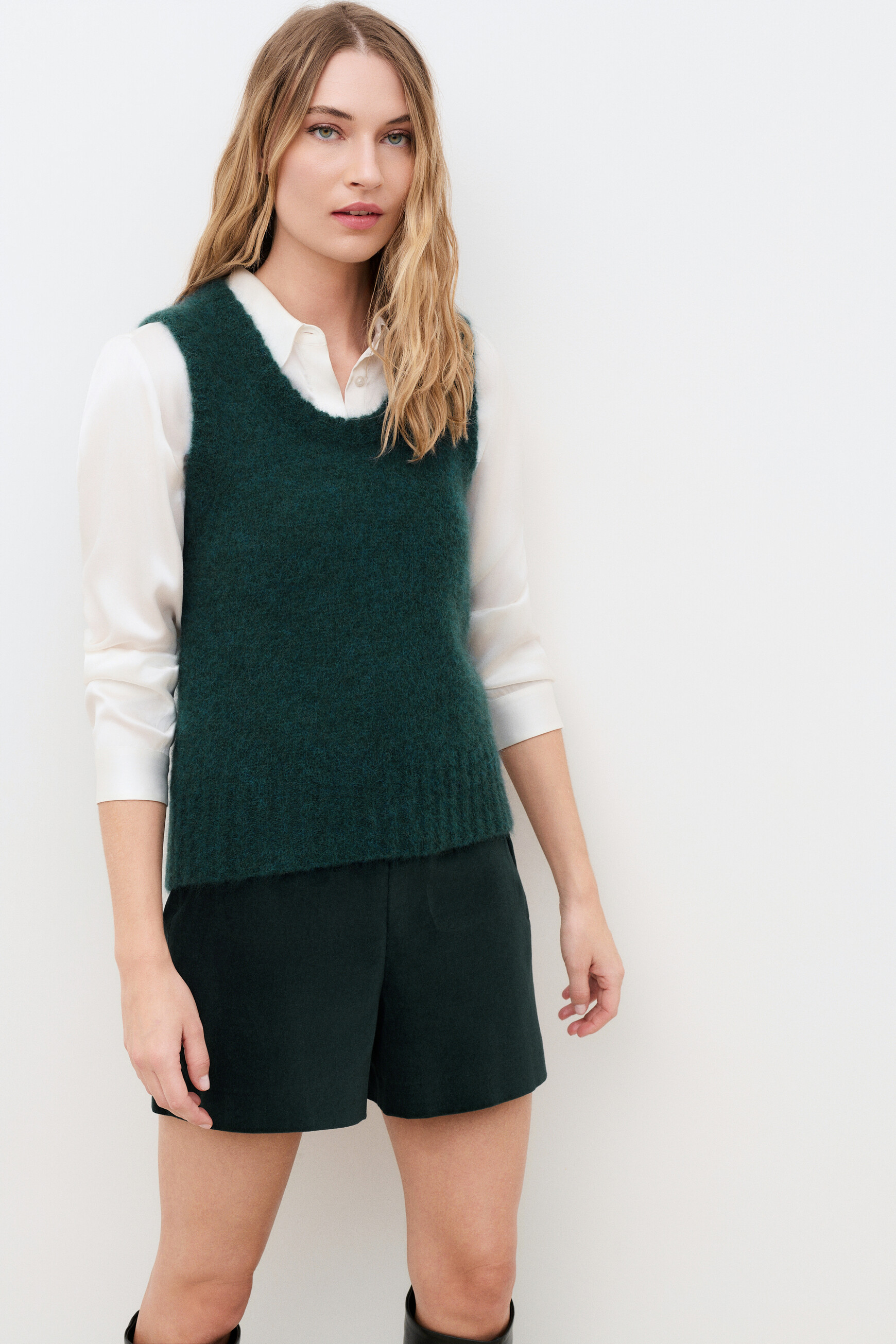 Mvanya sweater teal green woman
