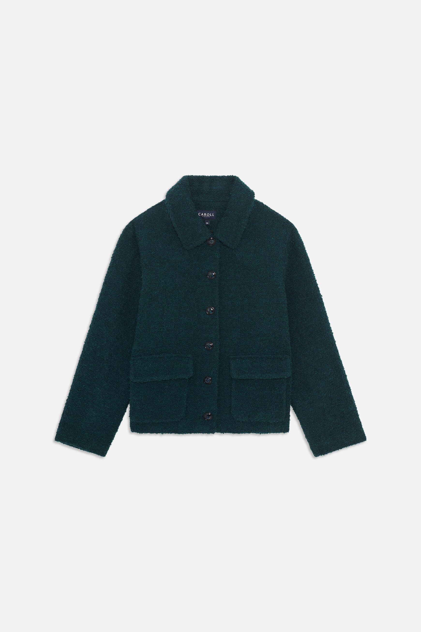 Manteau Gvanderu bleu canard femme