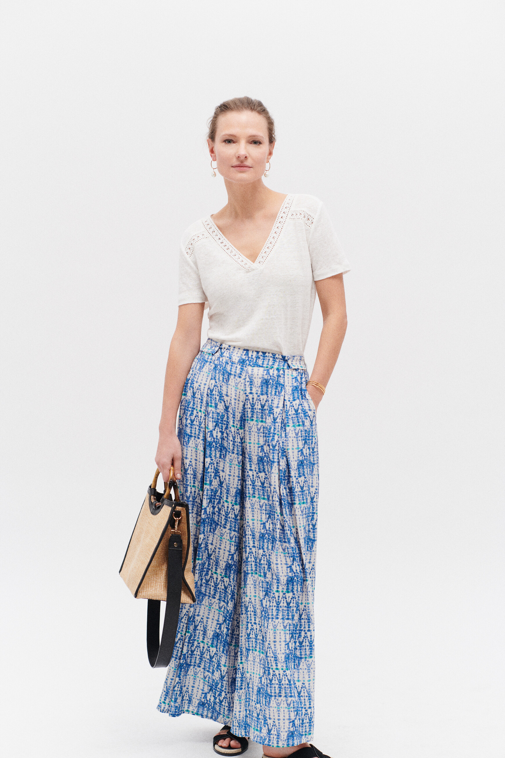 pantalon gayane bleu femme pantalon gayane bleu femme