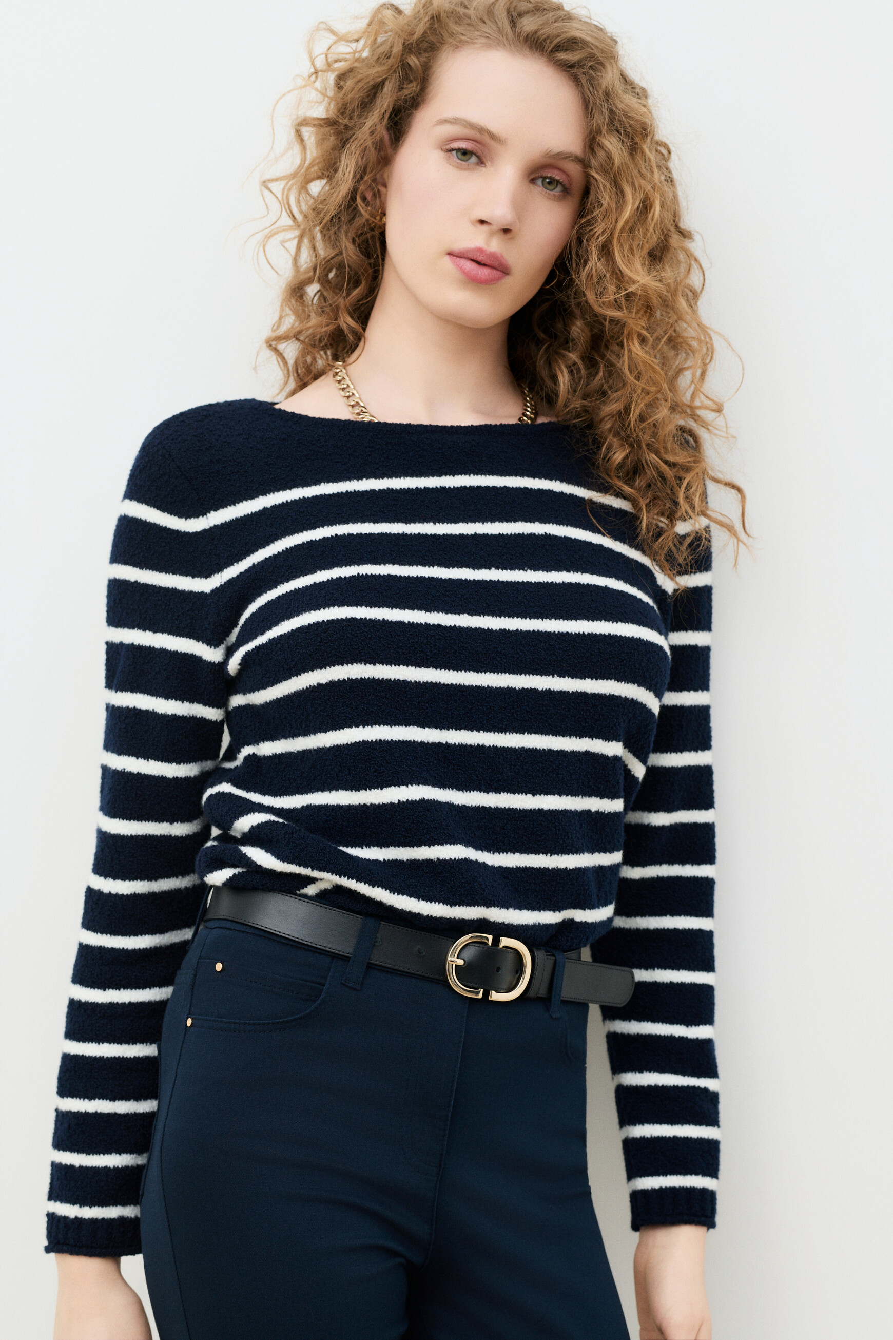 Mpierrick sweater navy blue woman