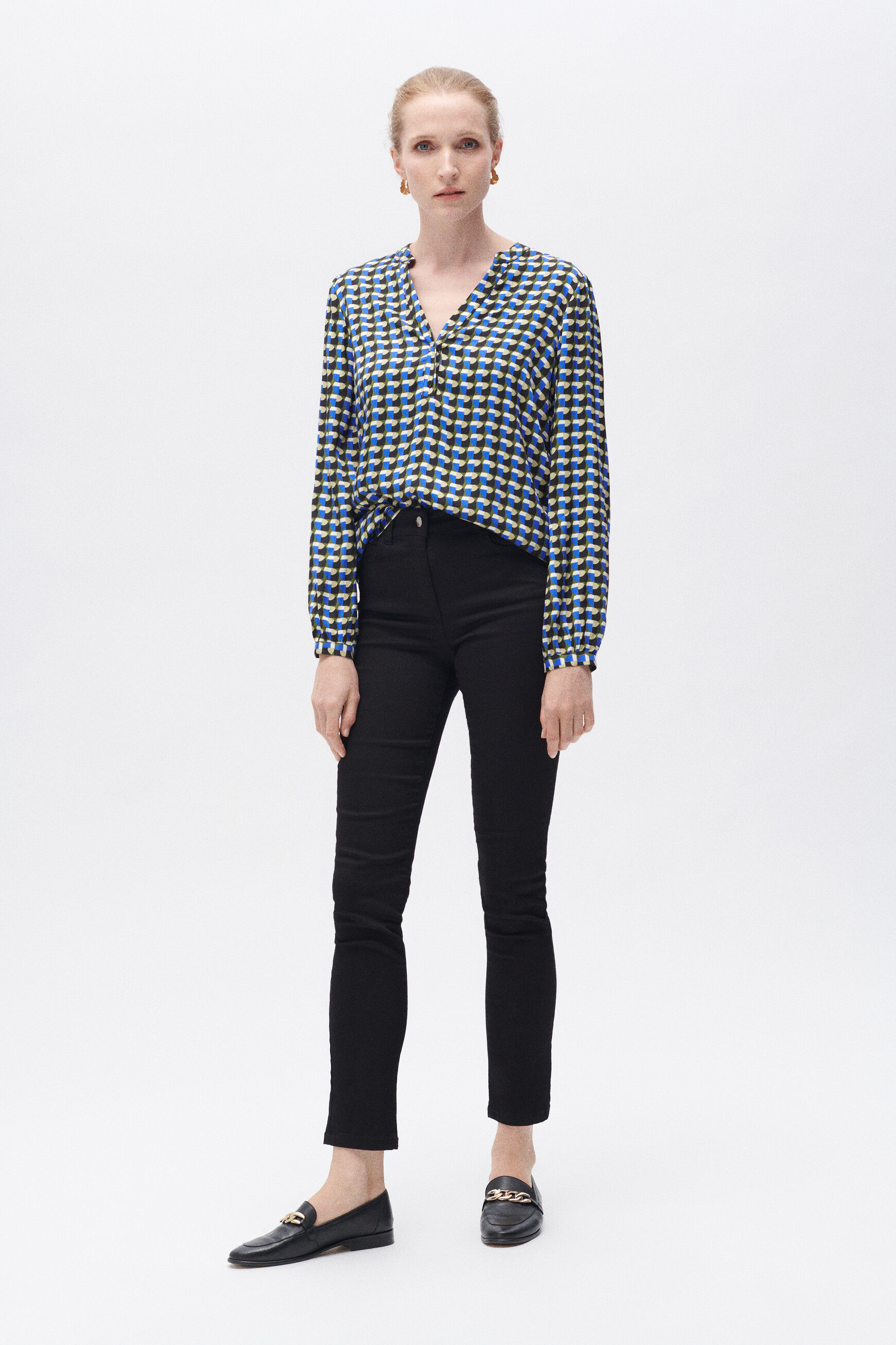 Blouse cix vert clair femme