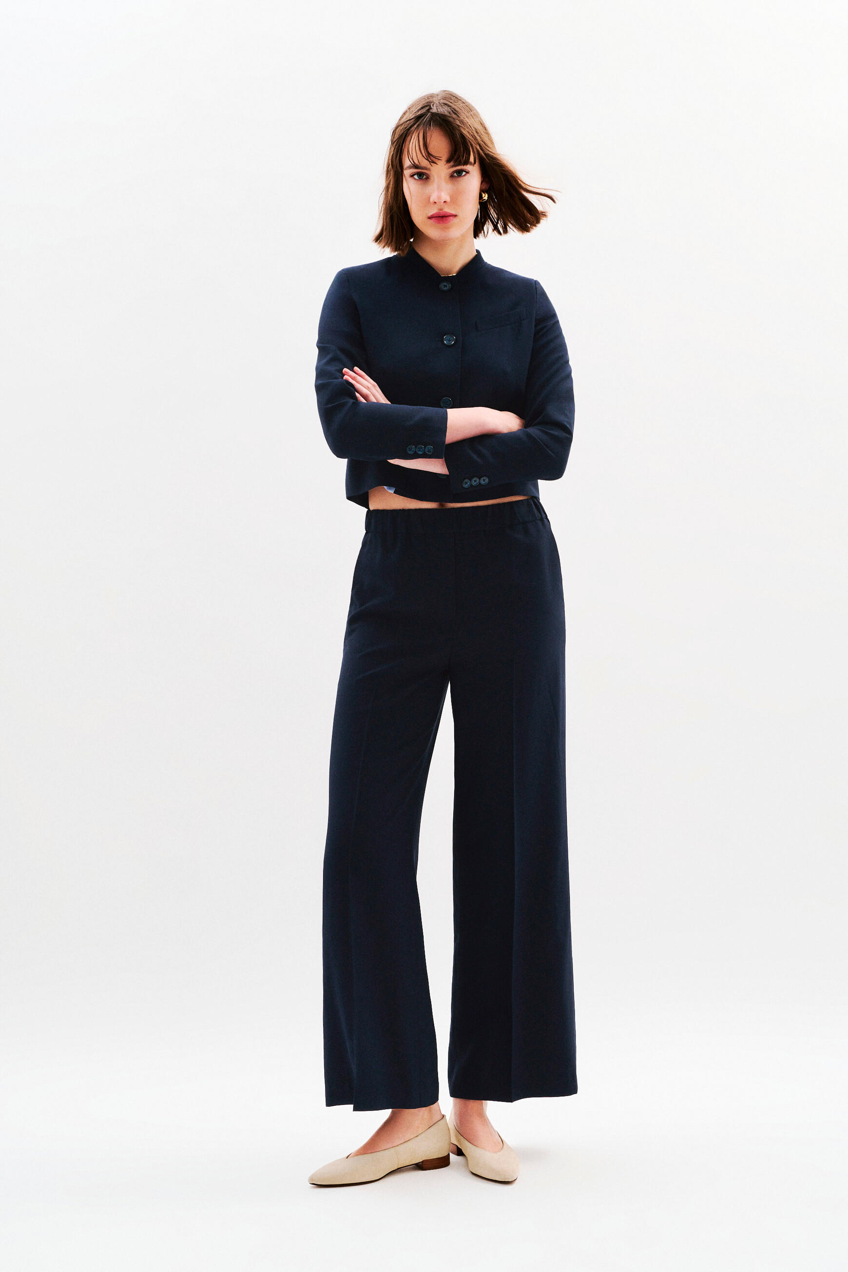 pantalon pviaduc bleu marine femme Pantalon Pviaduc bleu marine femme