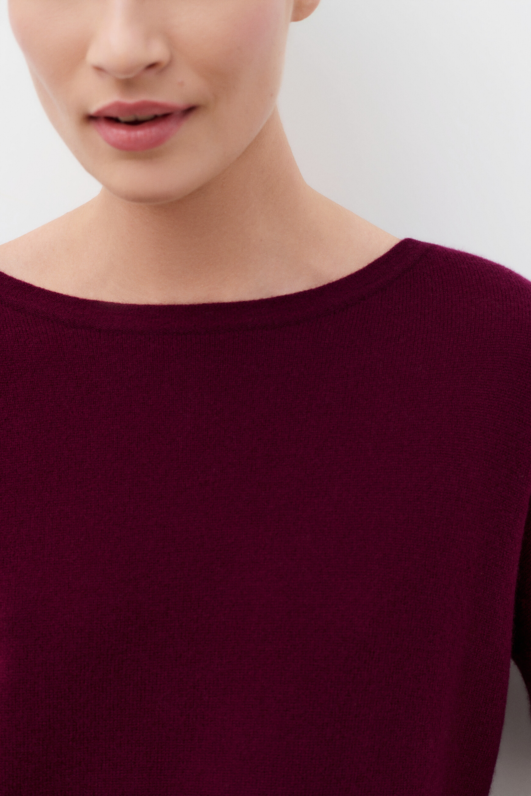 Mjill sweater 100% cashmere burgundy woman
