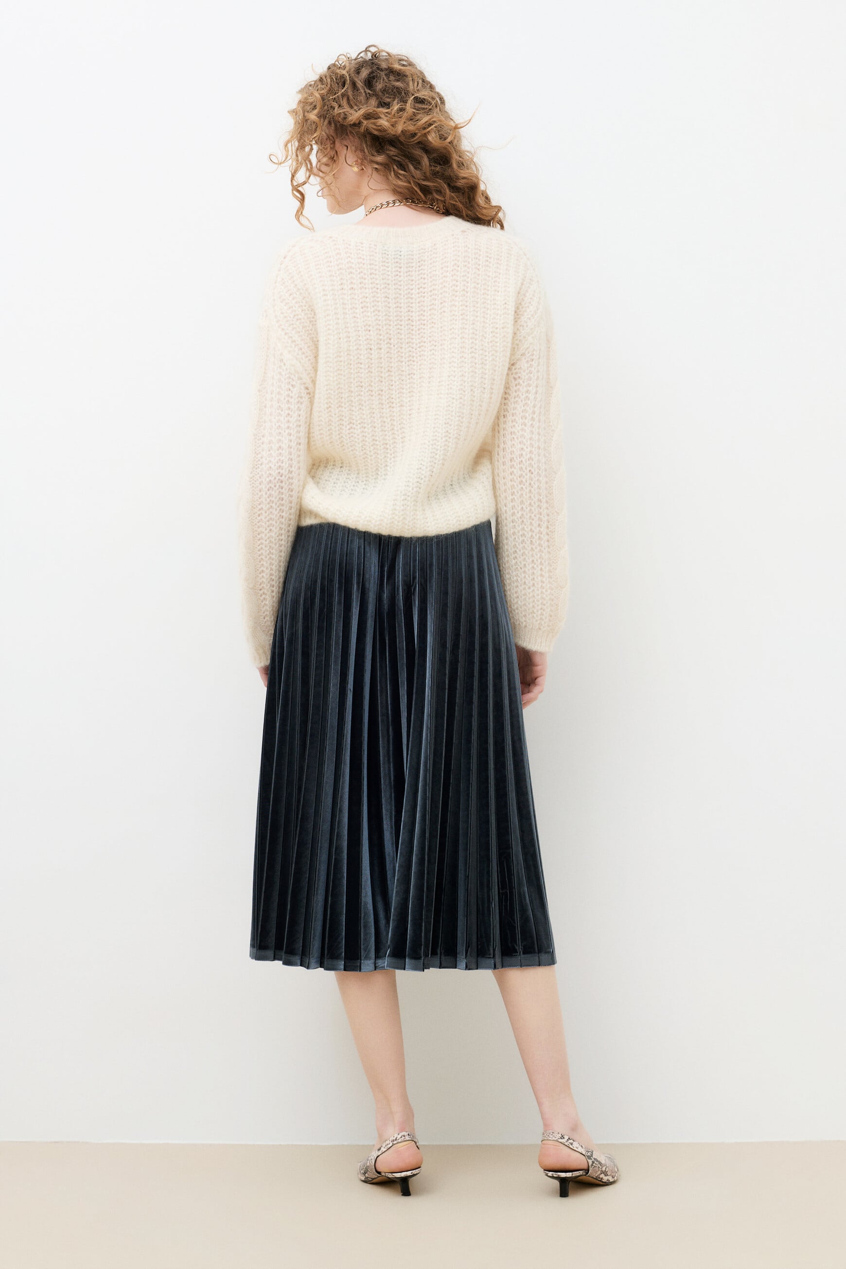 Maglione Mleandro ecru donna