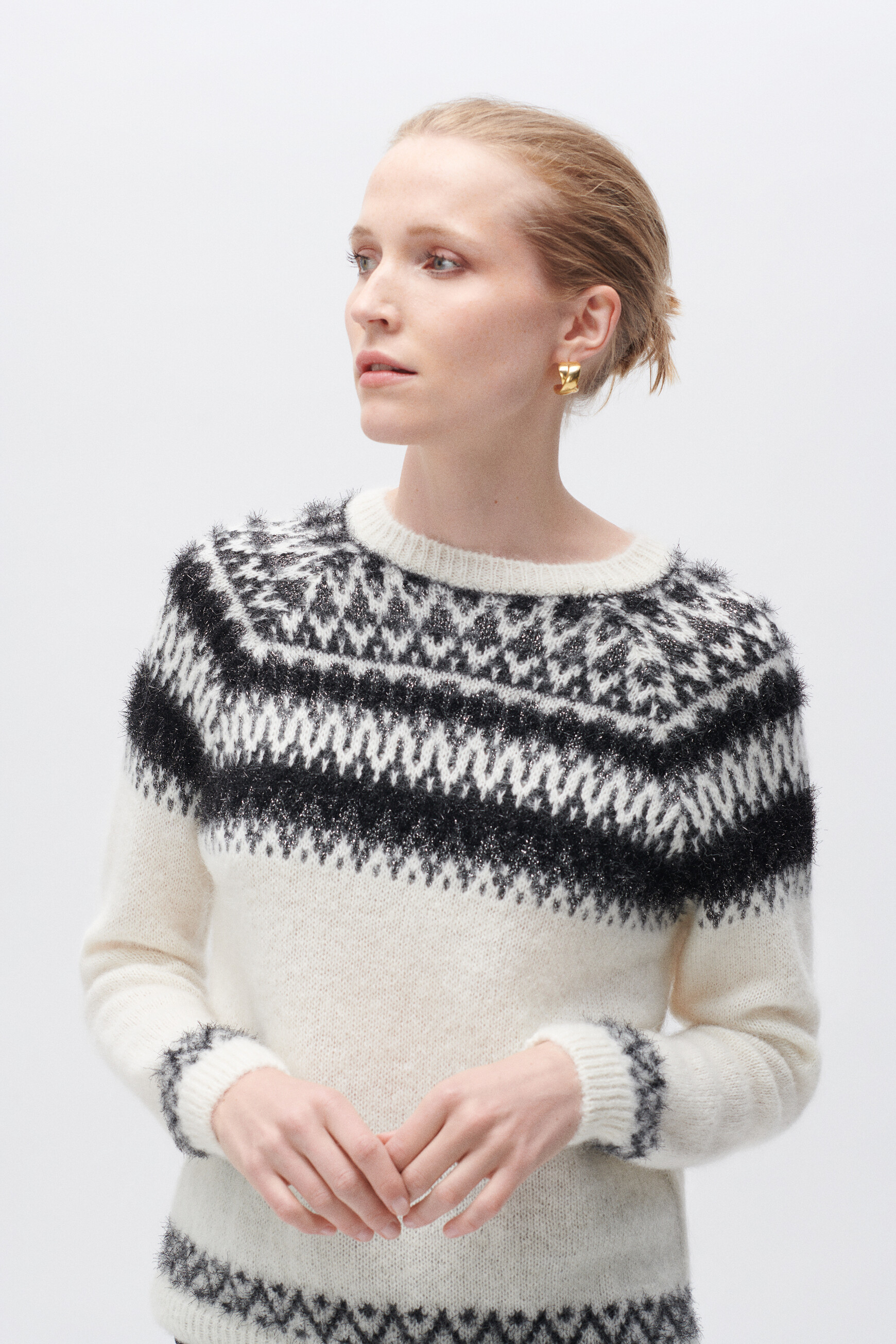 Pull milly ivoire femme