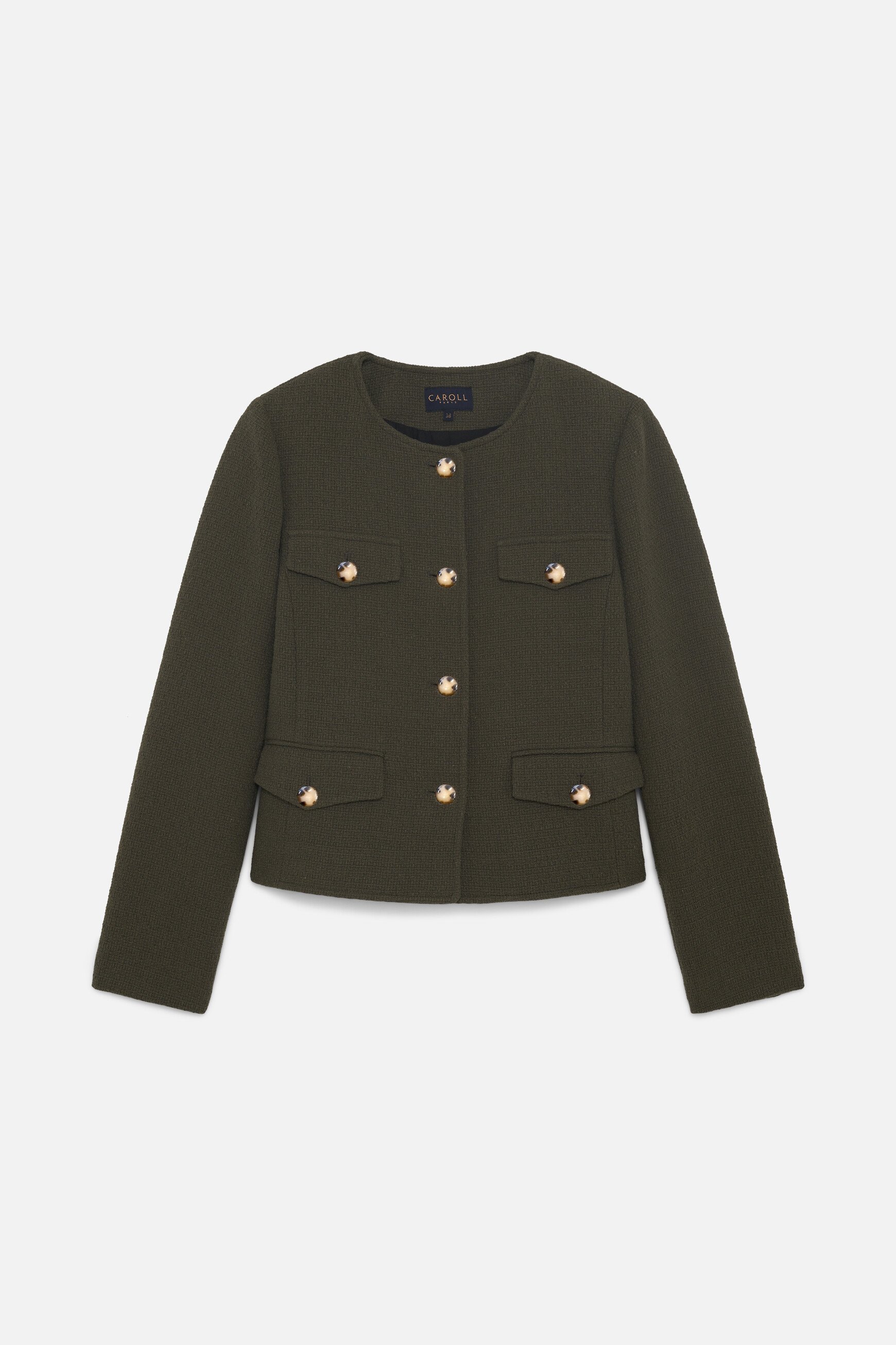 veste vegetal vert kaki femme Veste Vegetal vert kaki femme