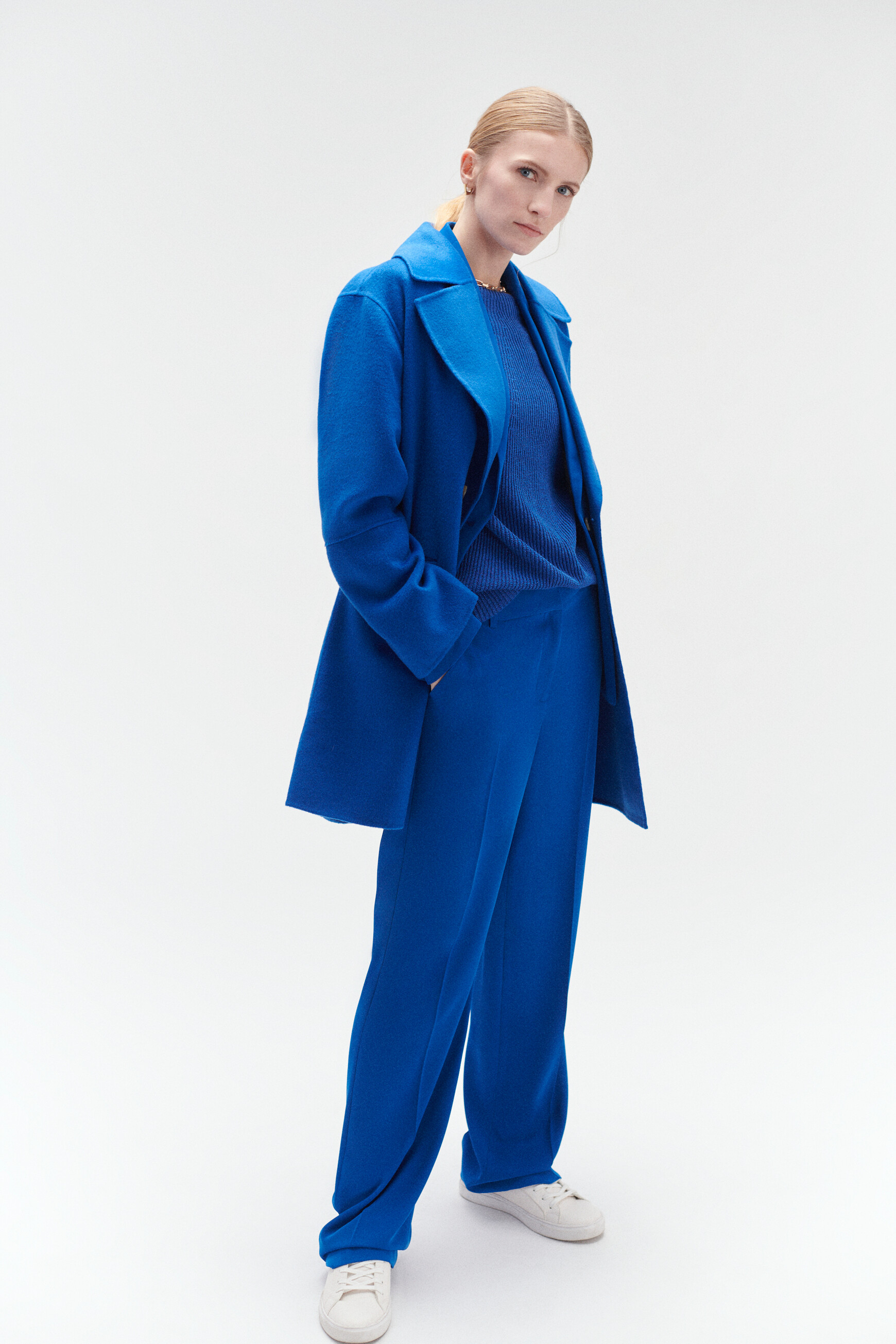 manteau william bleu electrique femme manteau william bleu electrique femme