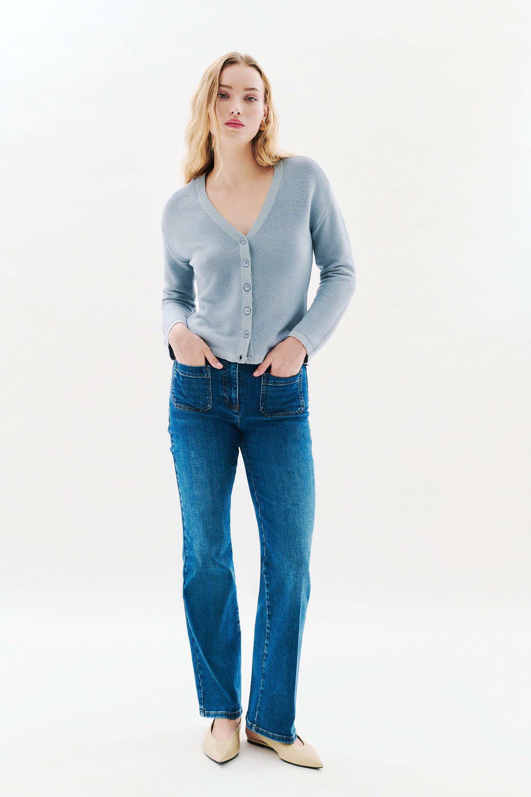 Gilet Mleonard celeste donna