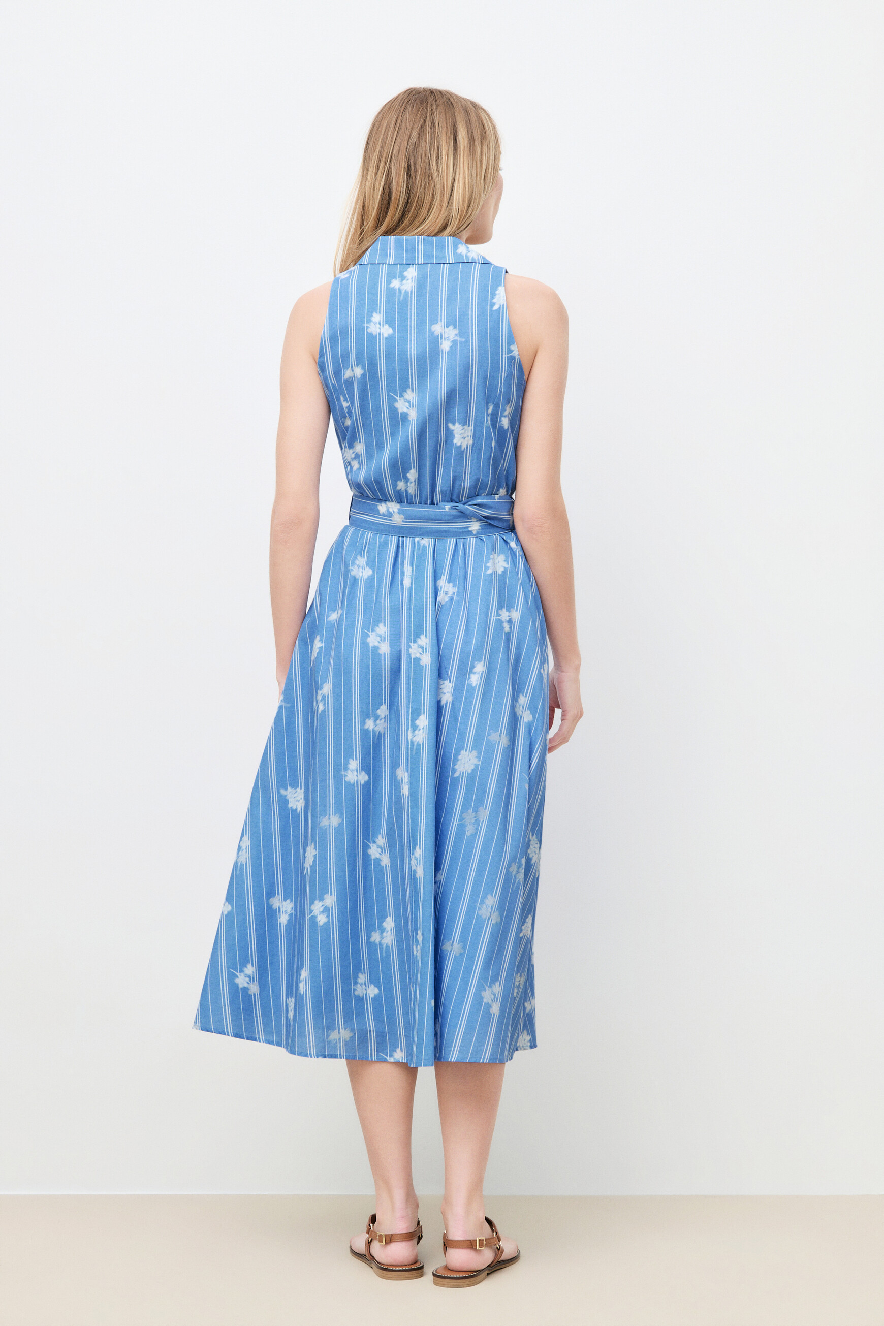 Reveuse dress light blue woman