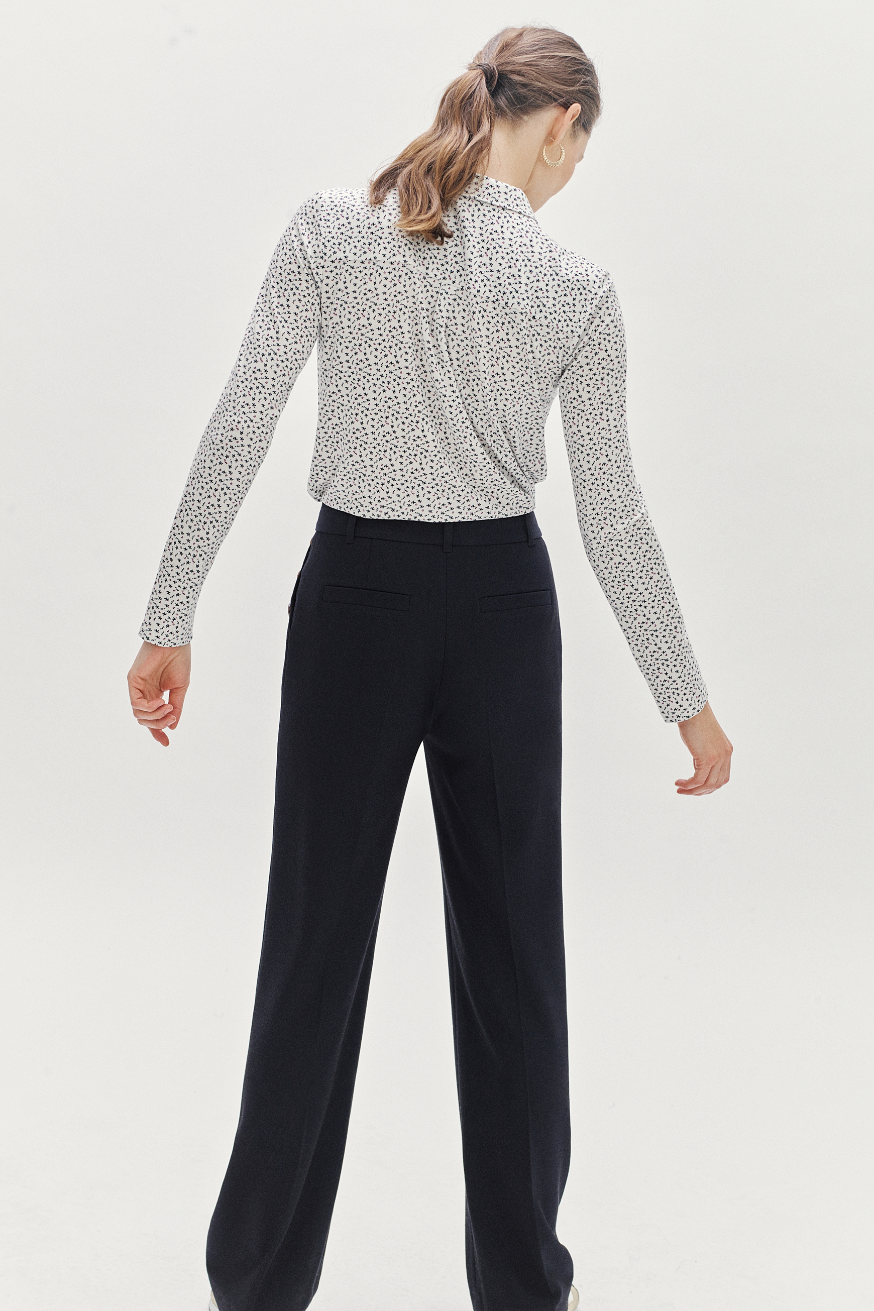pantalon gaston bleu marine femme pantalon gaston bleu marine femme