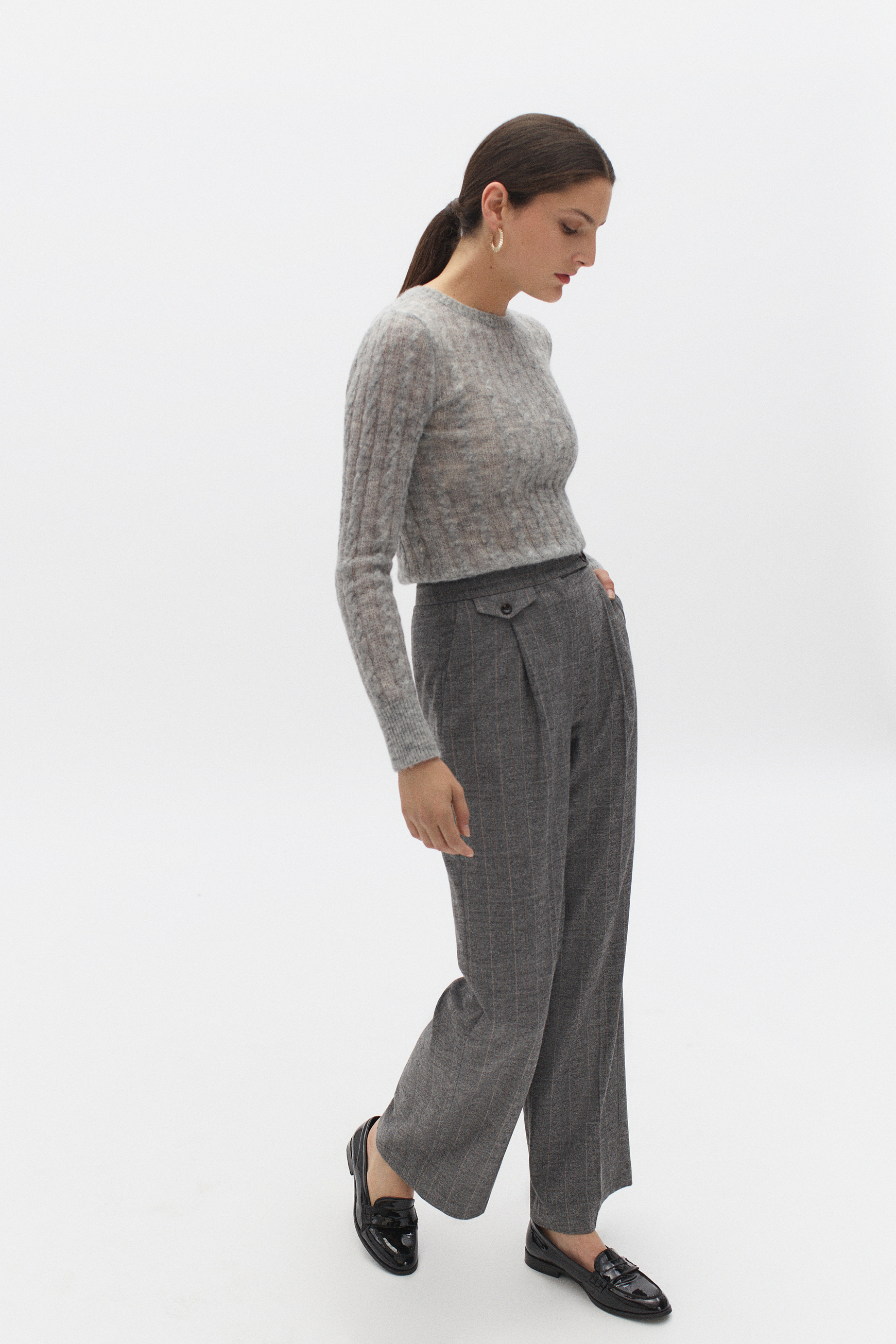 pantalon olivier gris femme pantalon olivier gris femme