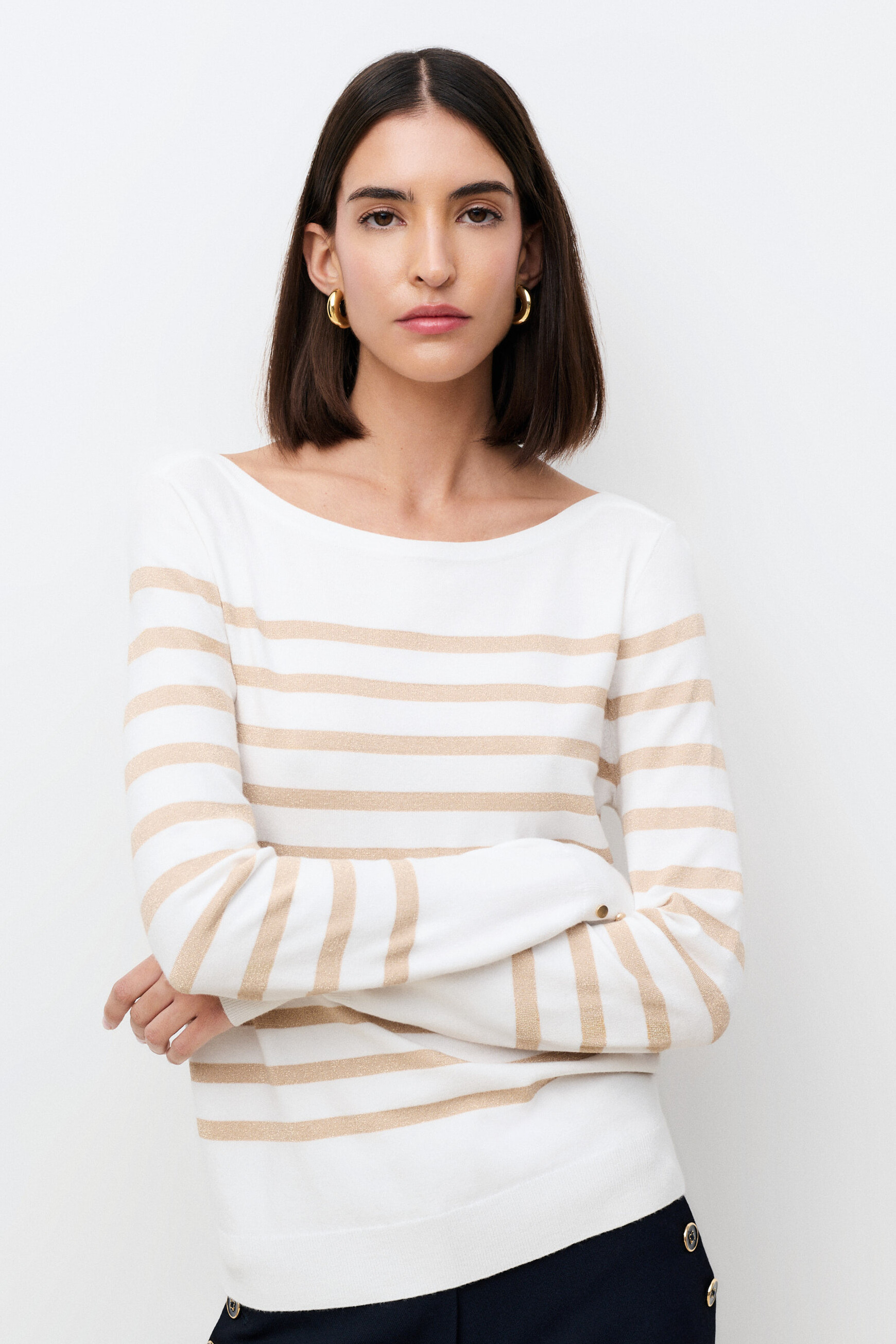 Maglione Mjulie oro donna