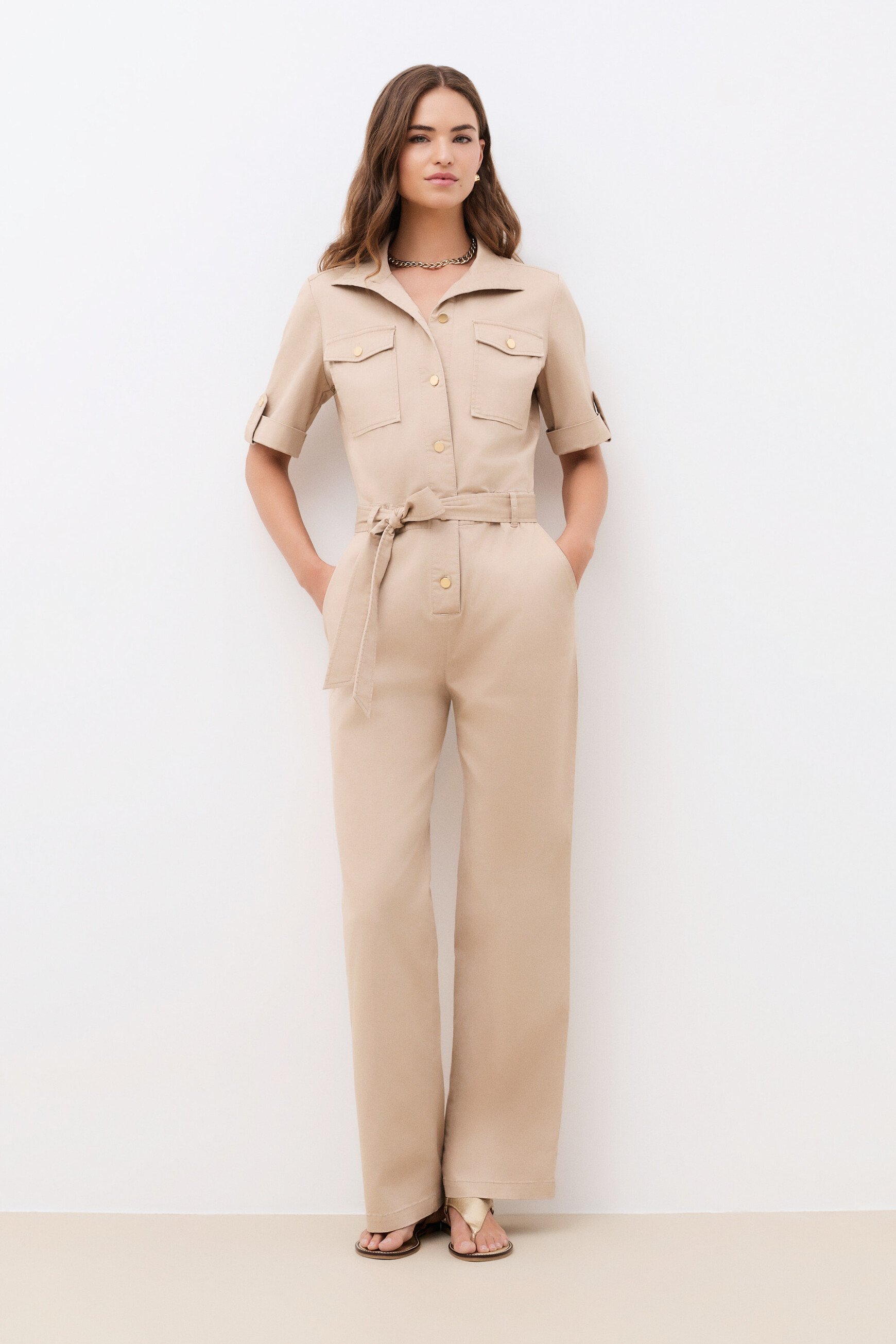 Combinaison Celia sable femme