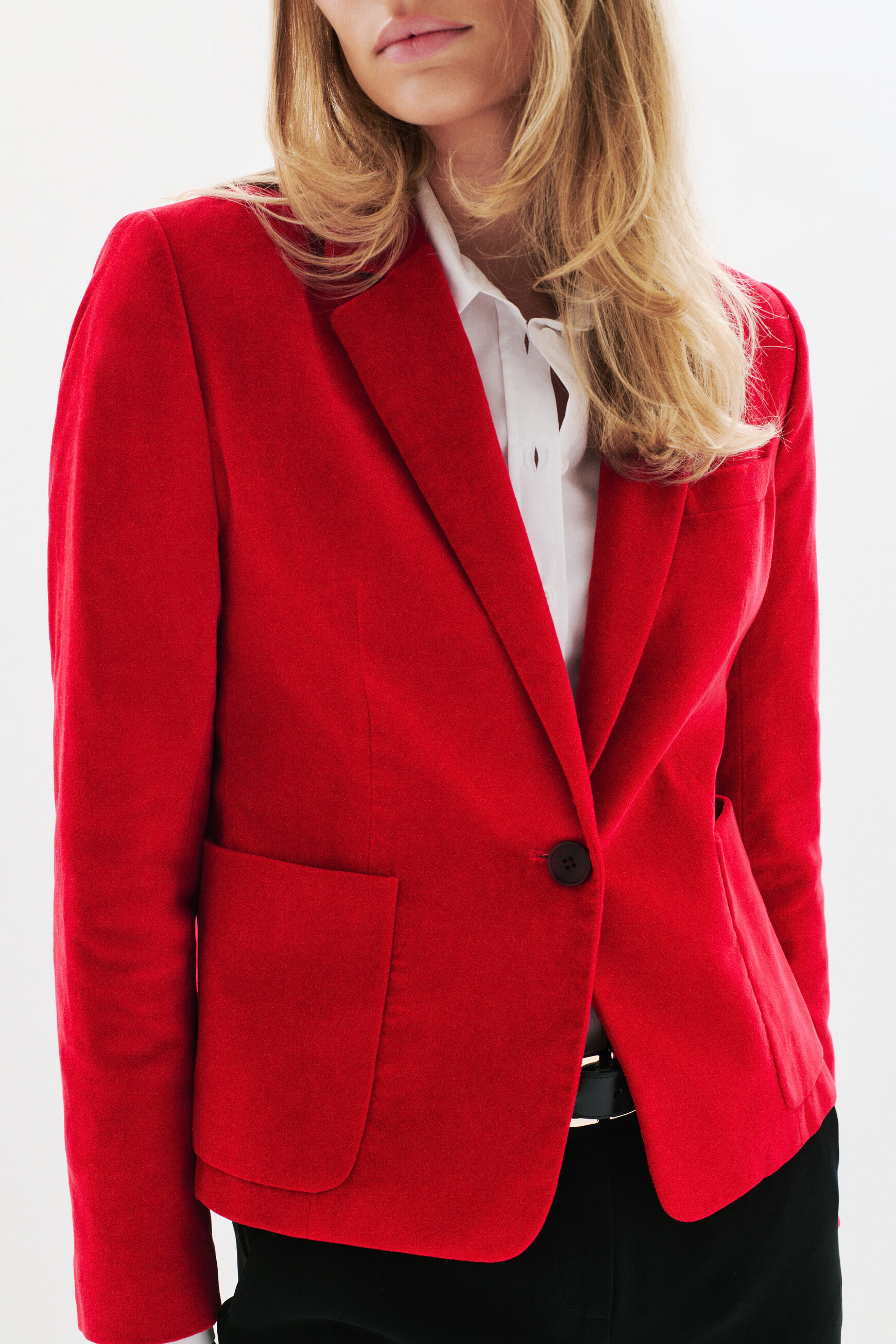Veste Vauroc rouge femme
