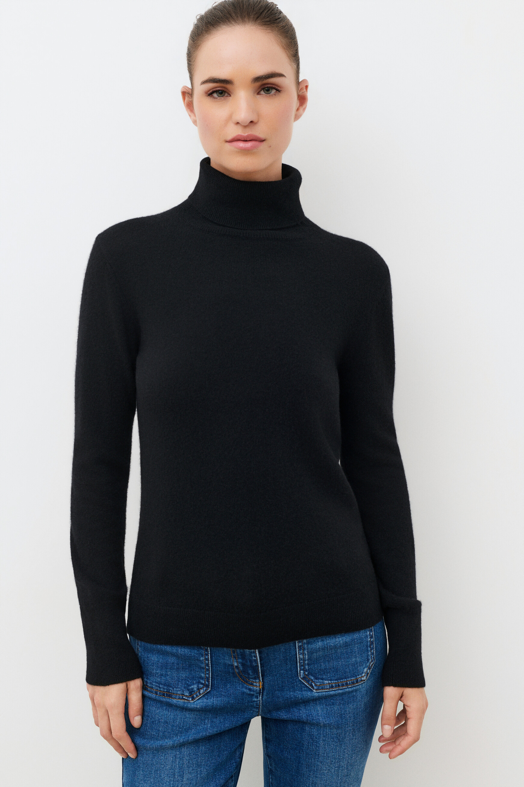 Dylan b 100% cashmere sweater black woman