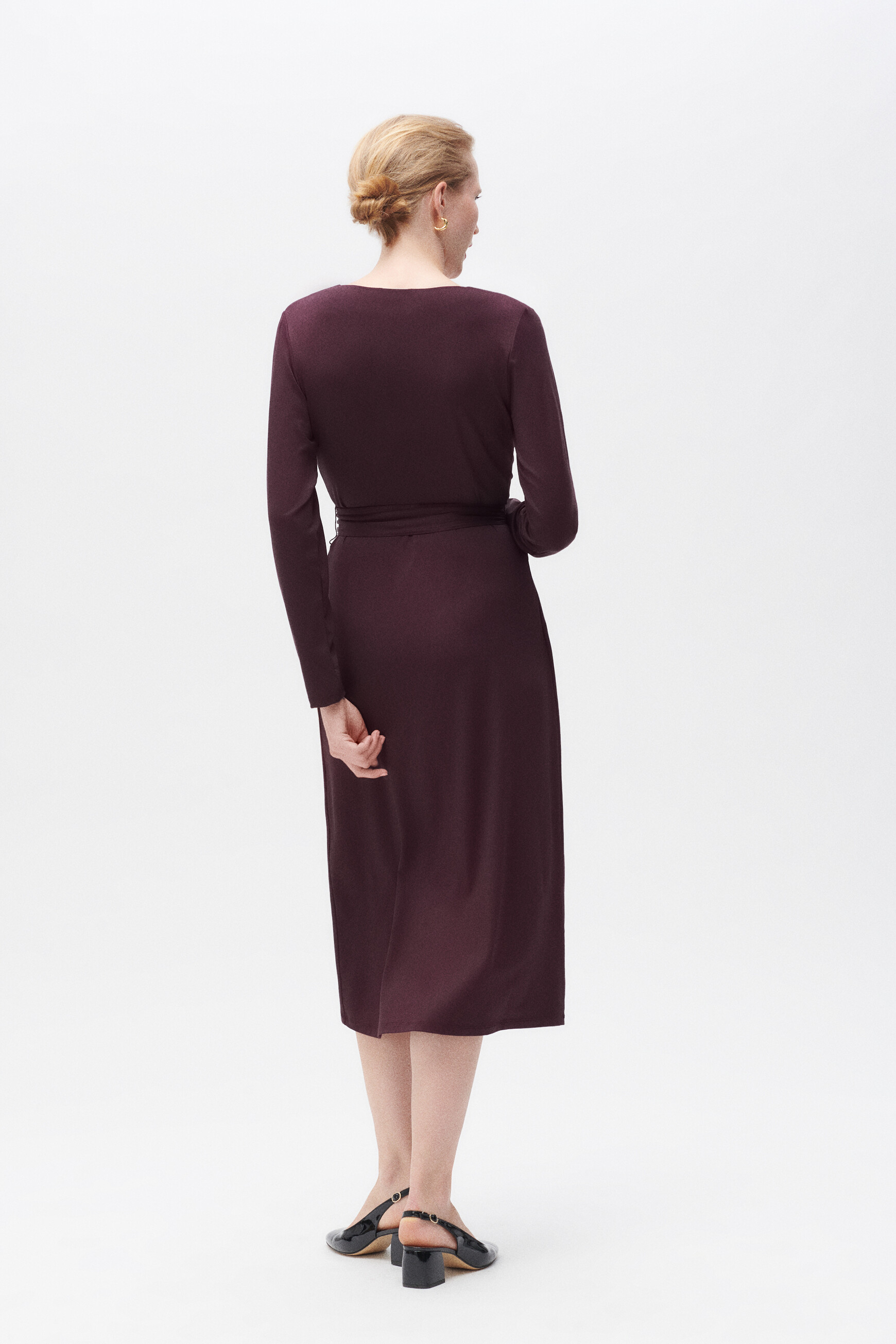 Robe rwillou bordeaux femme