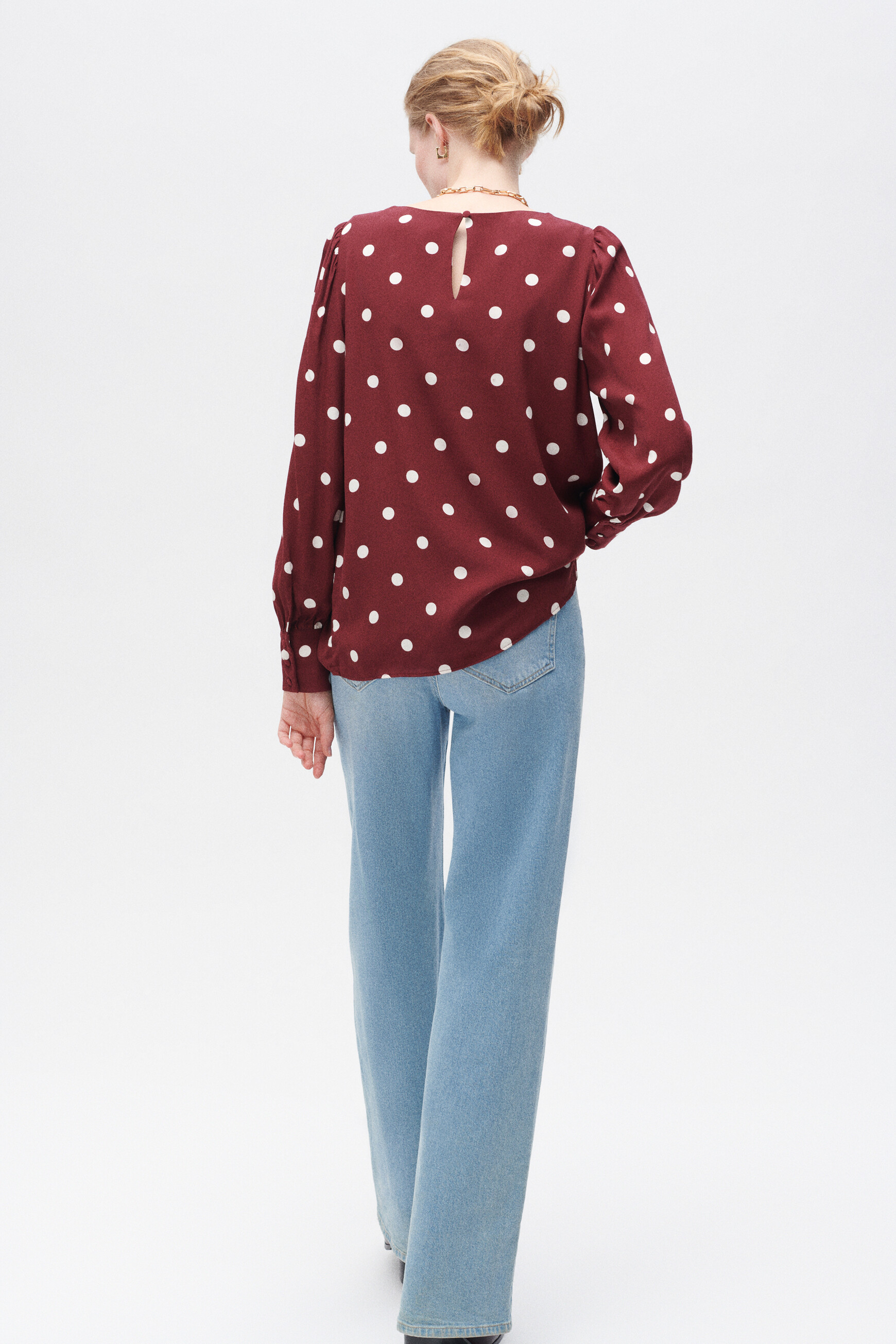 Blouse christy bordeaux femme